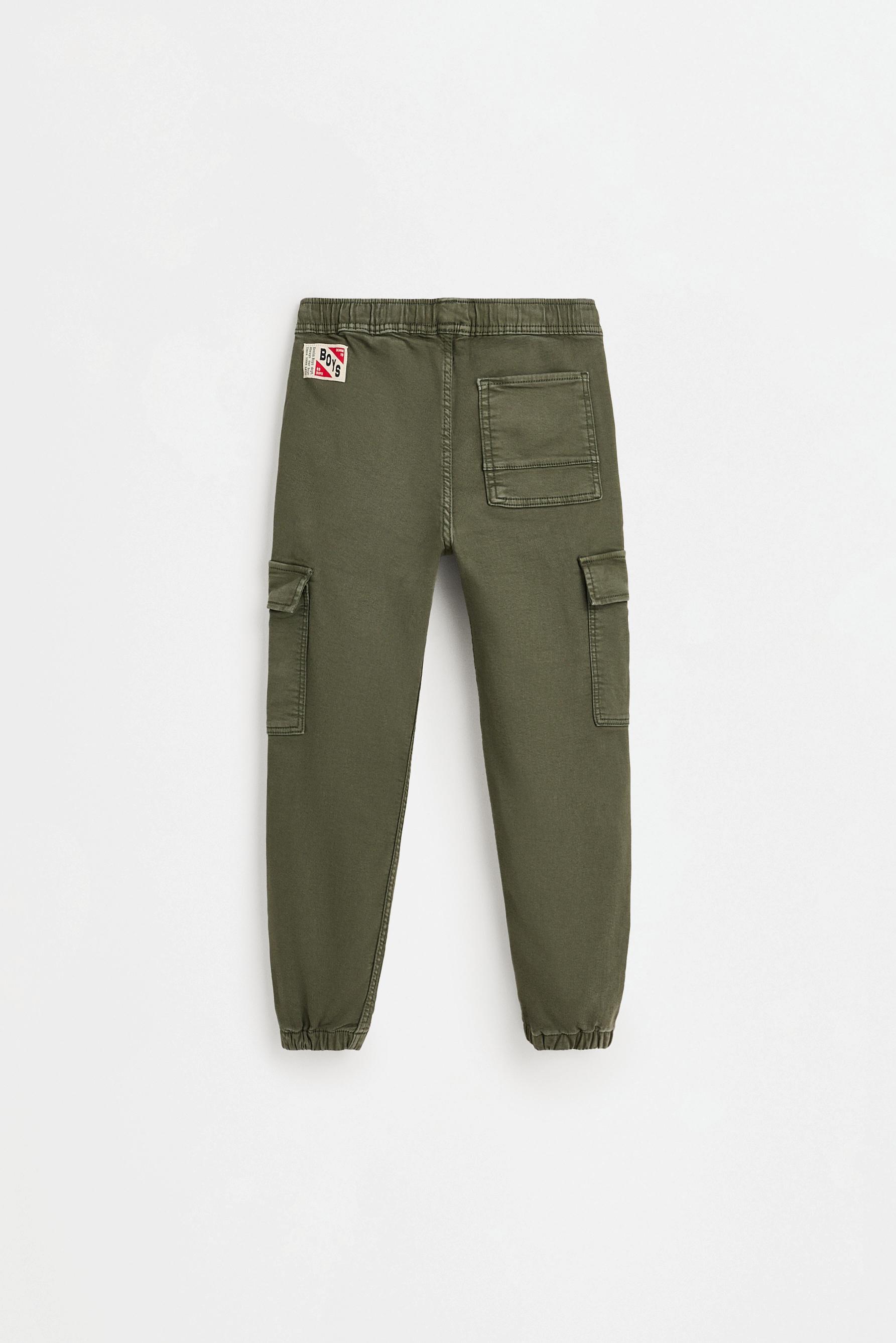 Cargo jogger jeans — KHAKI