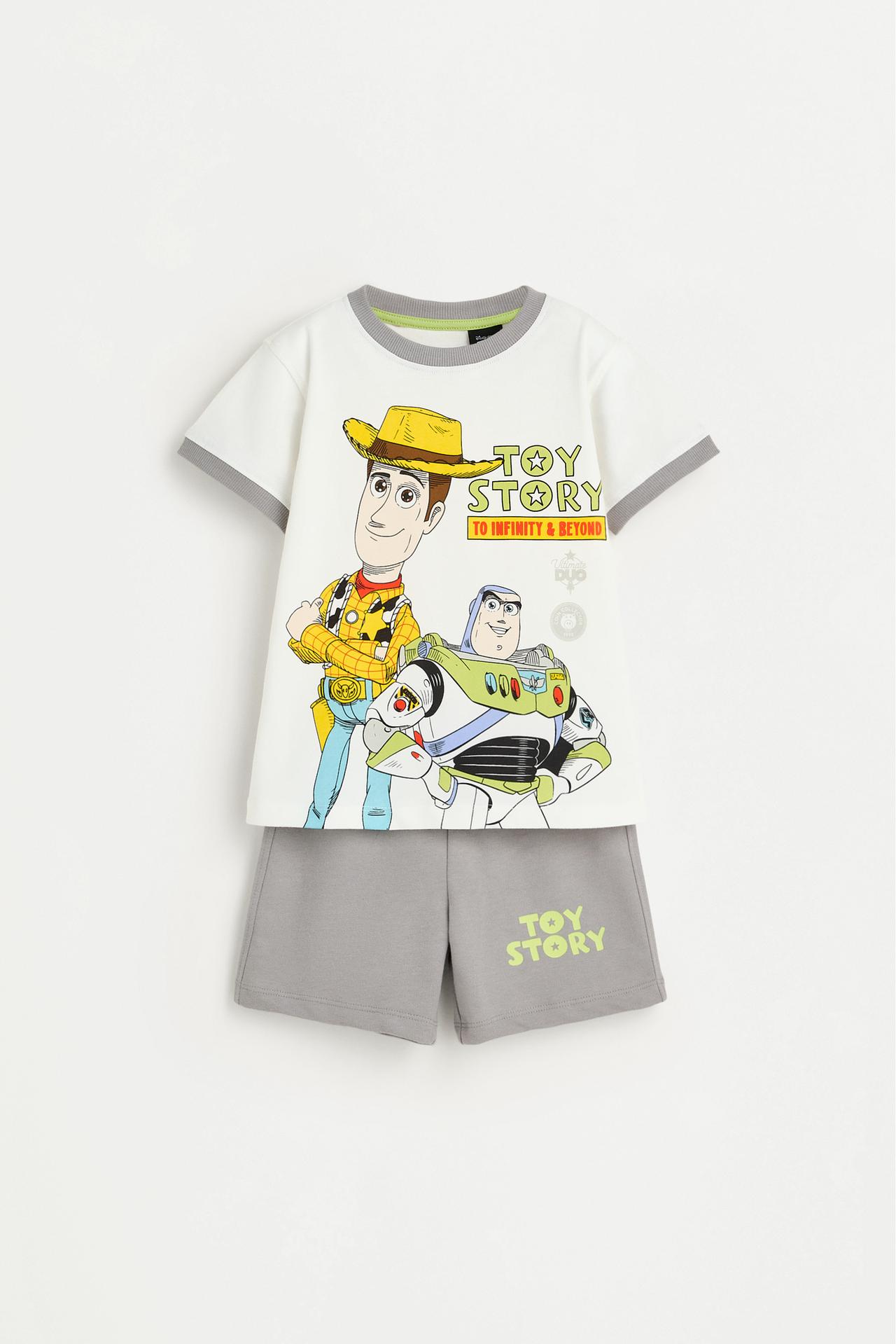 Toy Story ©Disney T-shirt and Bermuda shorts set — WHITE