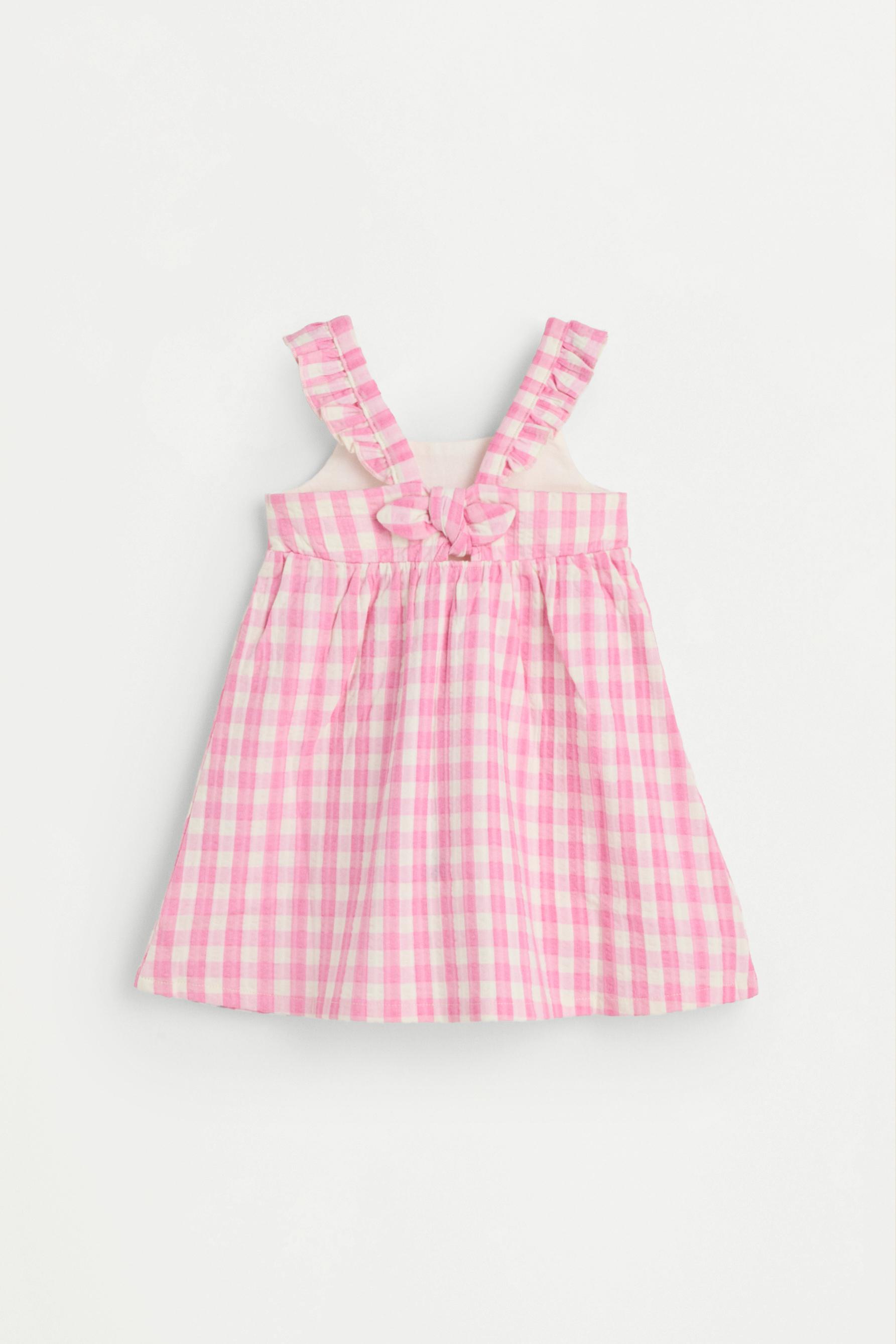 Dress with back tie — ECRU