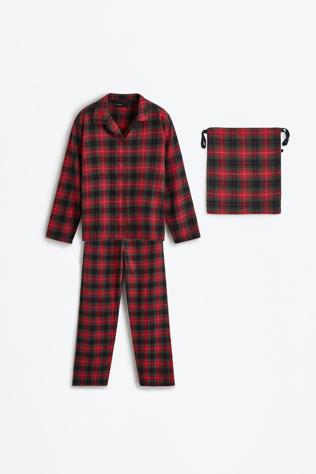 Gizona | Pijama koadroduna, flanelazkoa