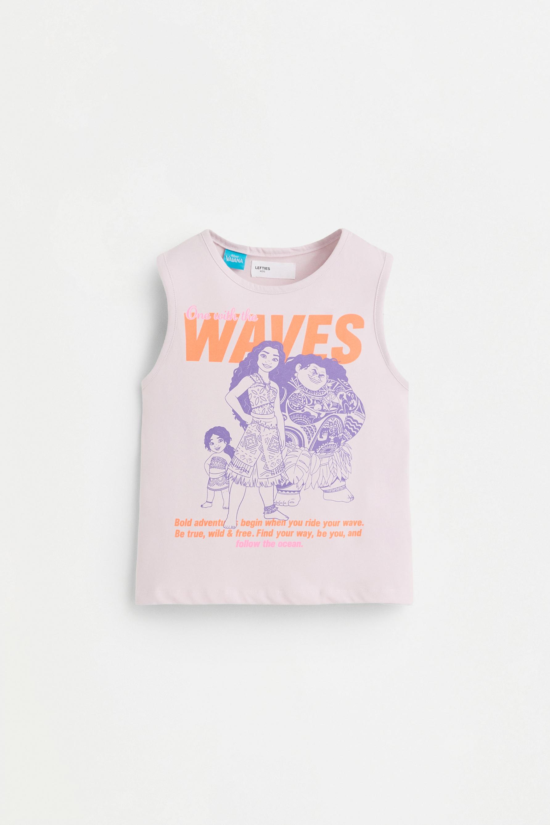 Moana ©Disney sleeveless T-shirt — LILAC