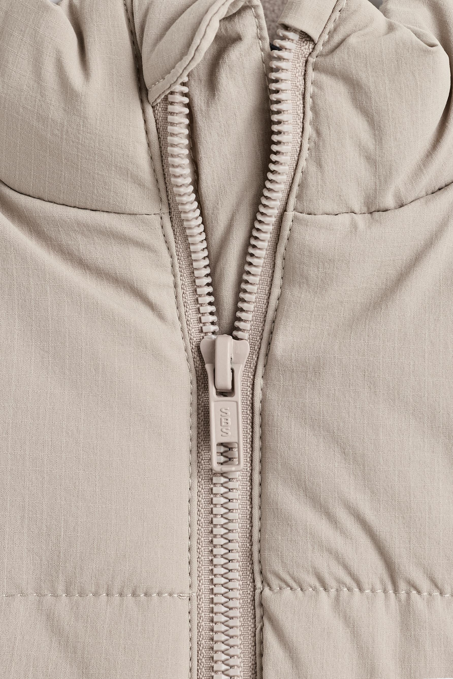Quilted gilet — GREY