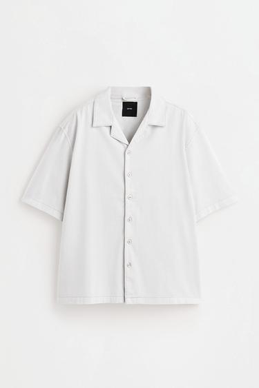 Denim resort shirt — PALE GREY 6