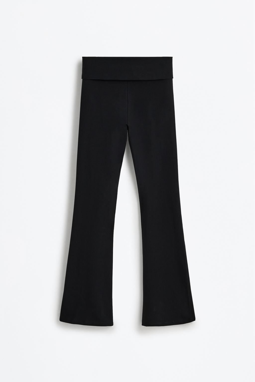Fold-over waist leggings