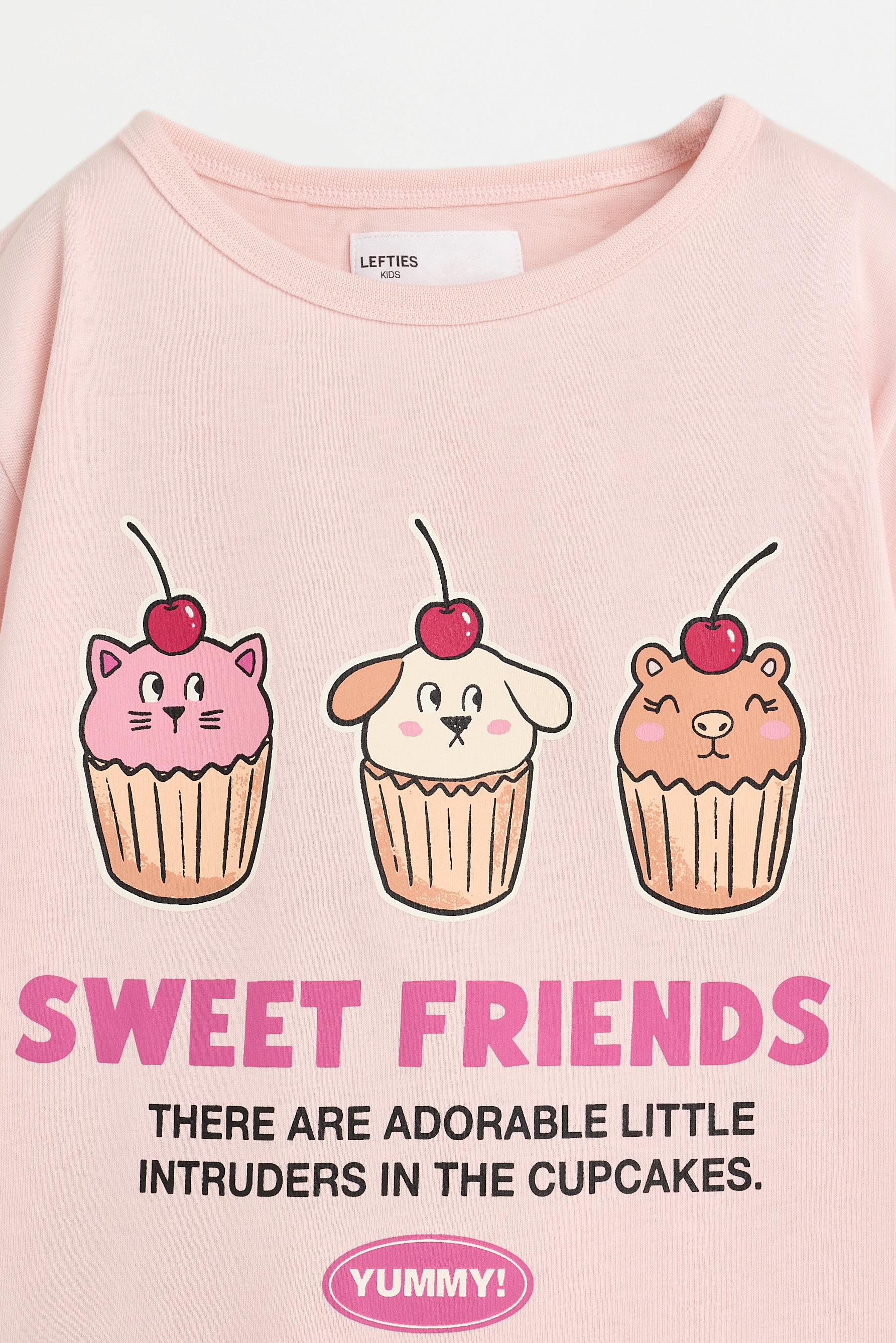 Short printed pyjamas — PINK