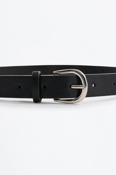 Leather effect belt — BLACK 3
