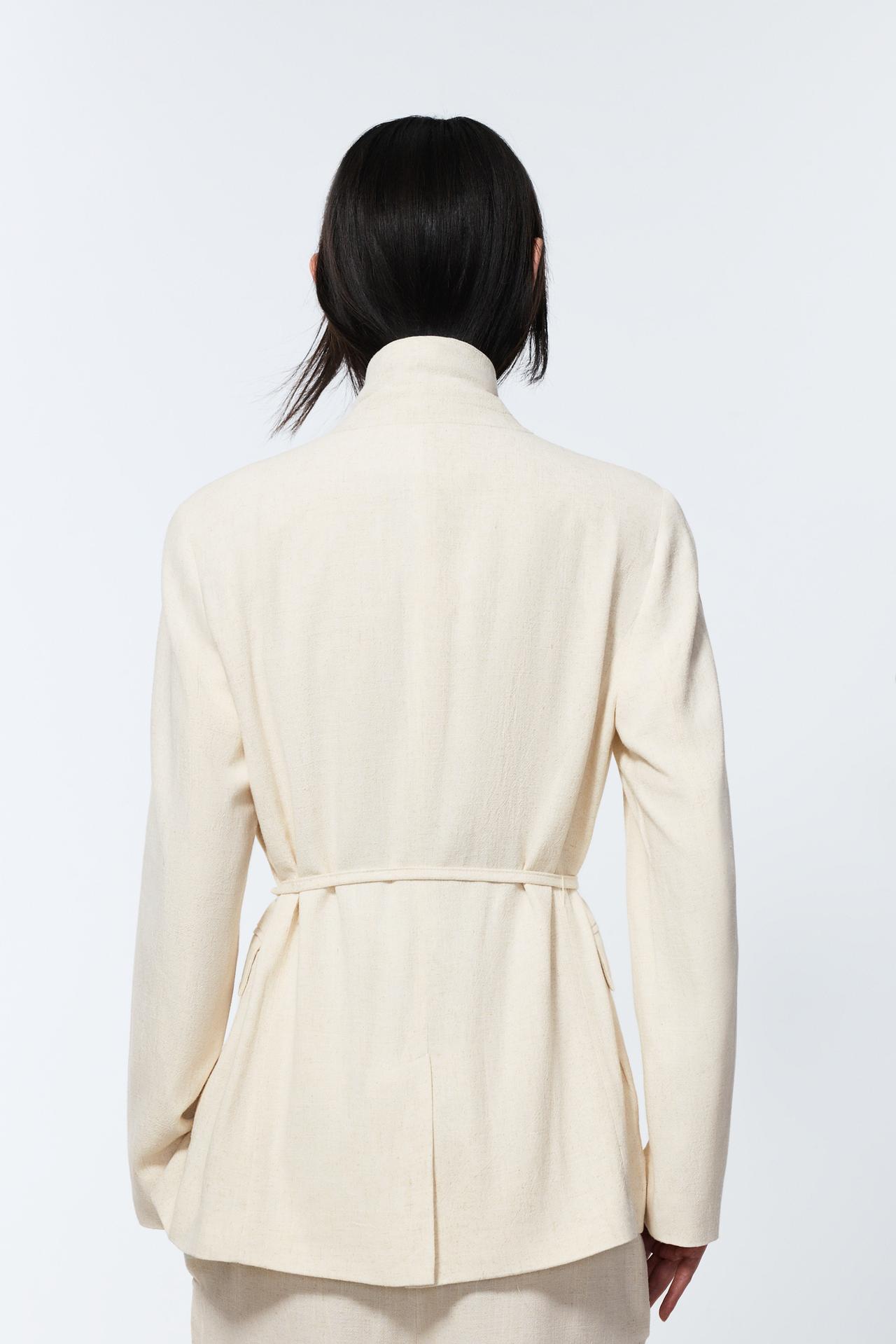 Rustic blazer — BEIGE