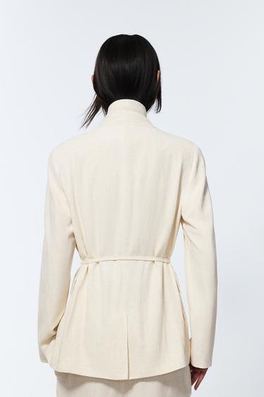 Rustic blazer — BEIGE 5