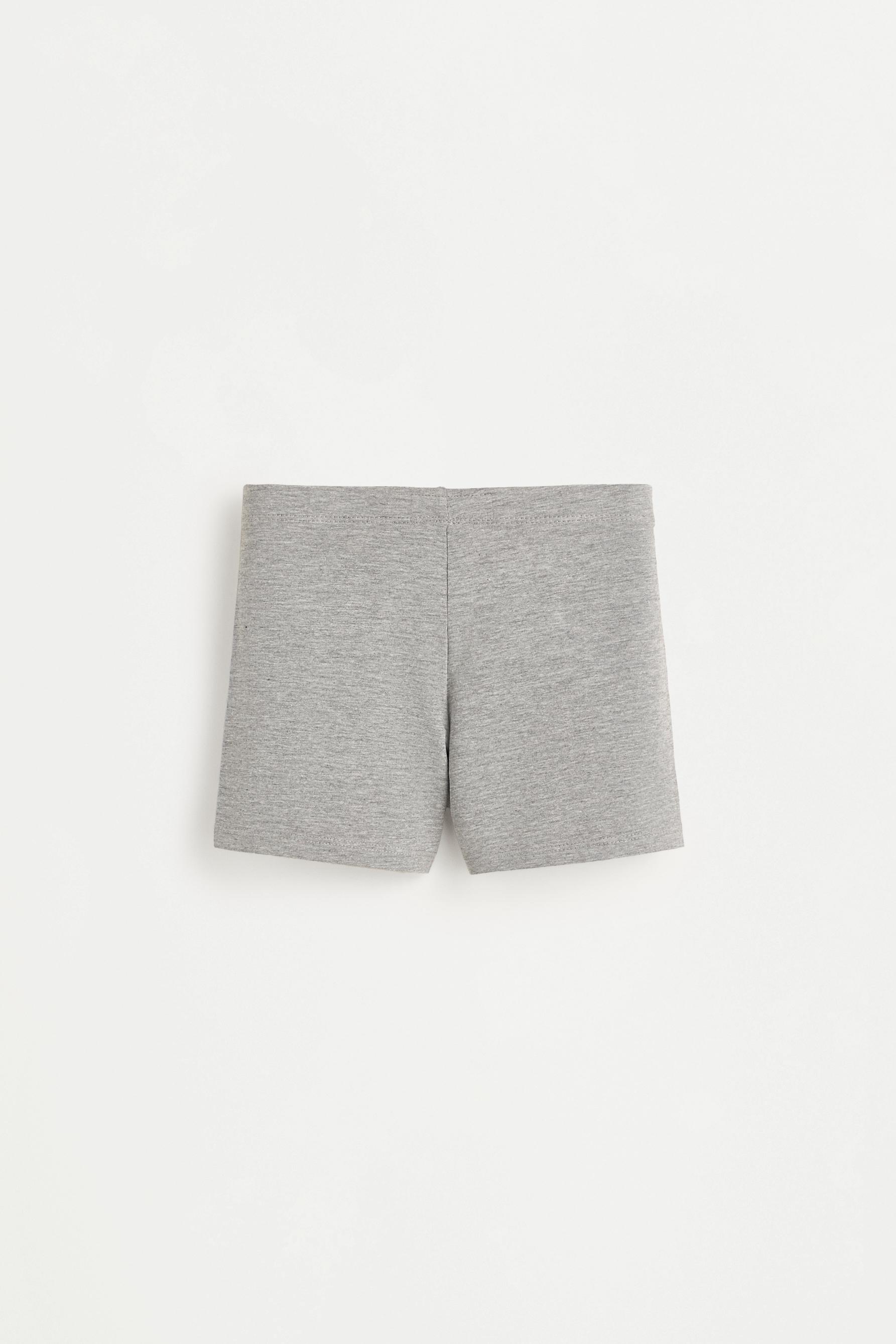 2-pack of plain short leggings — MAUVE PINK