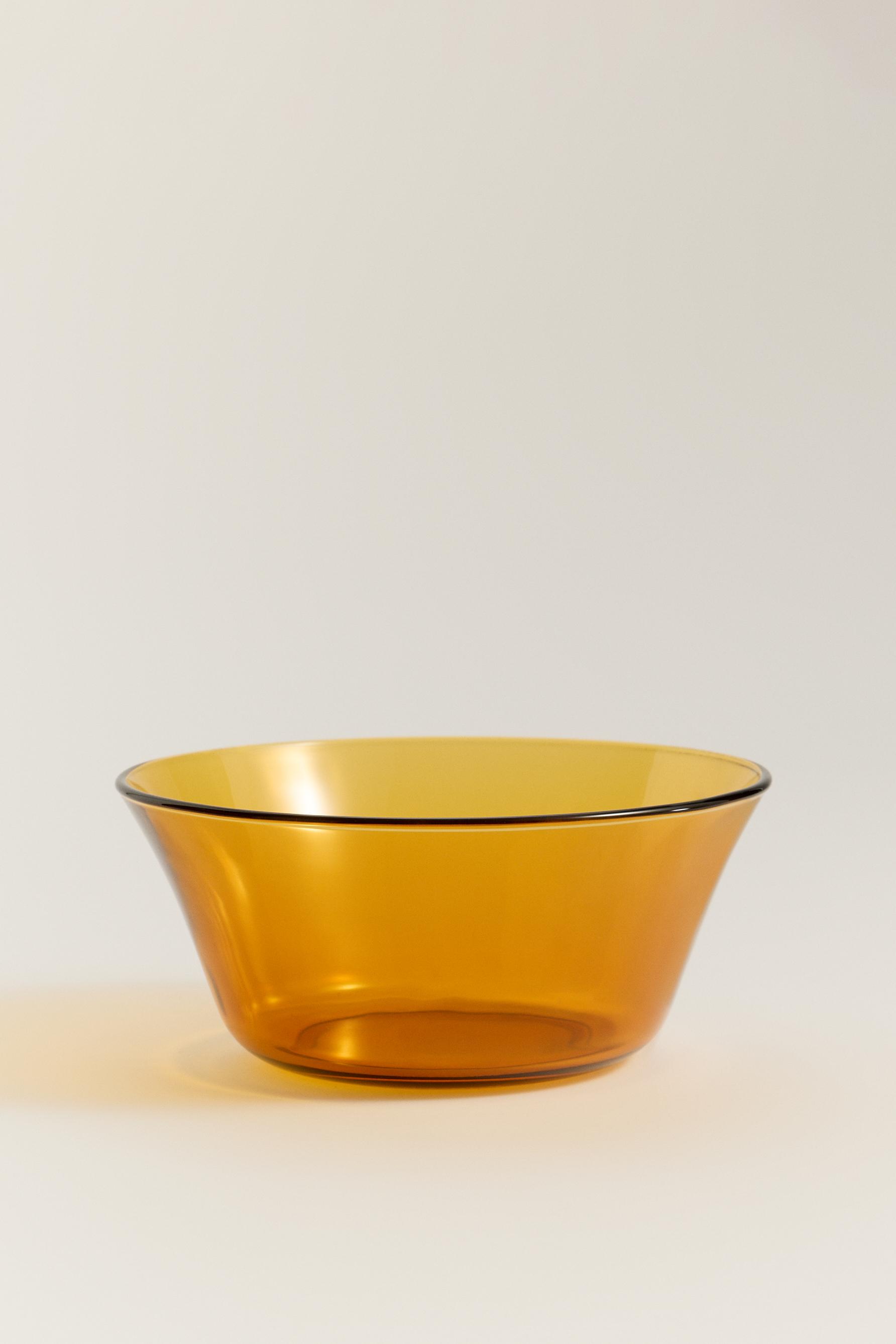 Ensaladera Duralex® vidrio color ámbar 23 cm