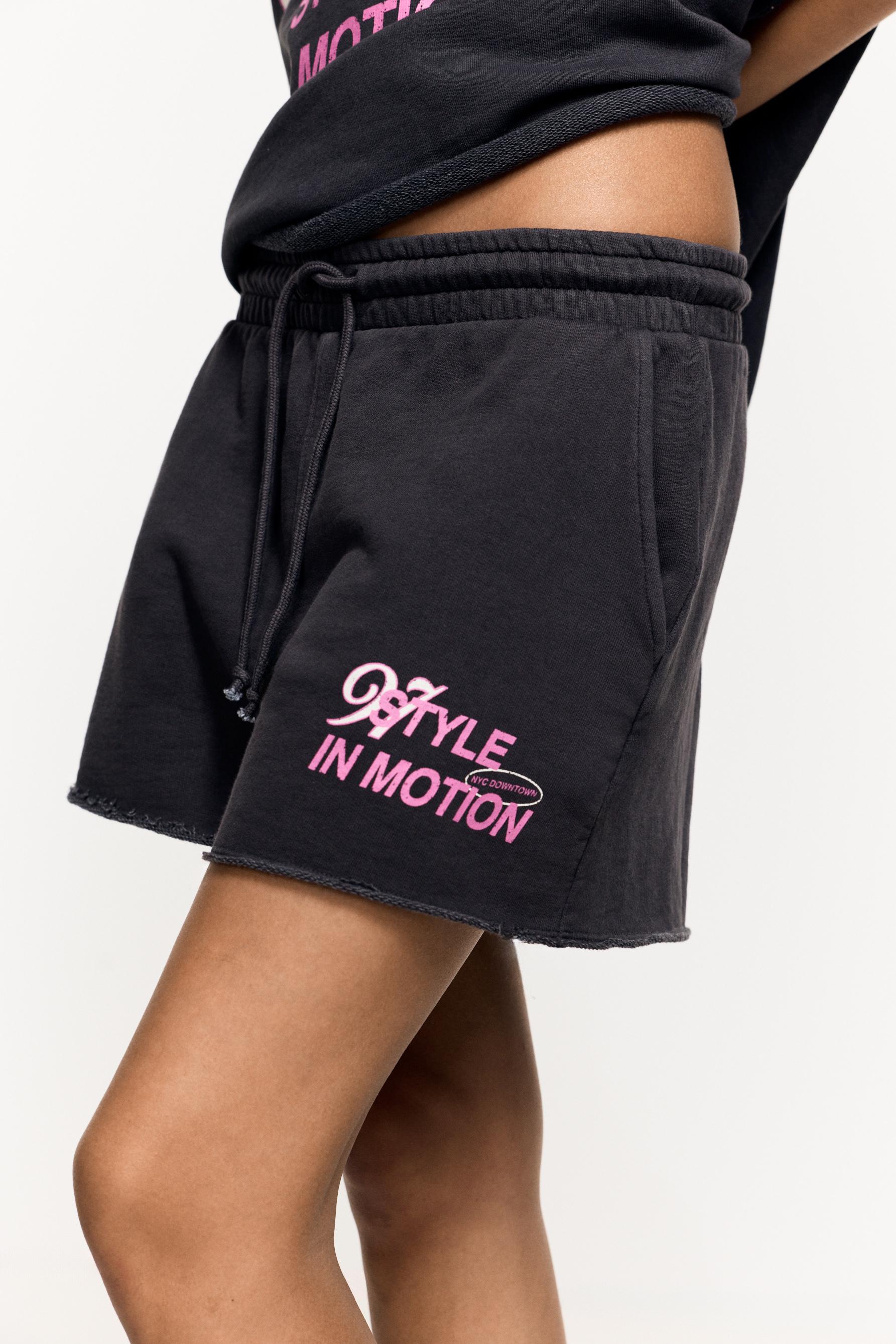 Printed shorts — ANTHRACITE GREY