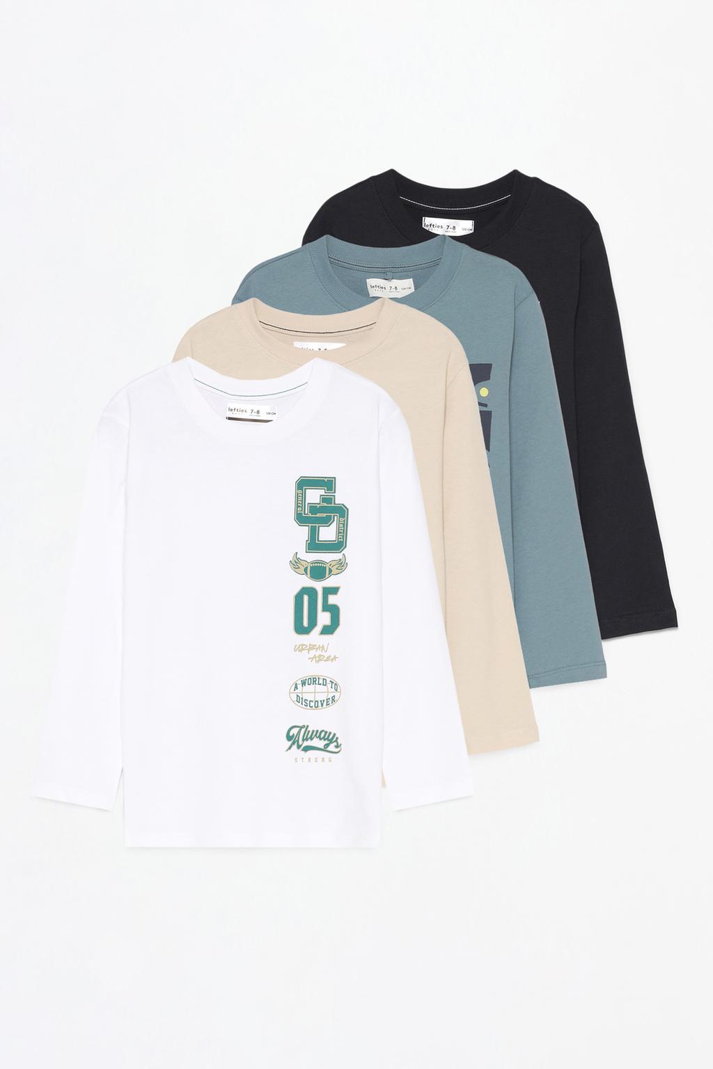 4-pack of long sleeve T-shirts