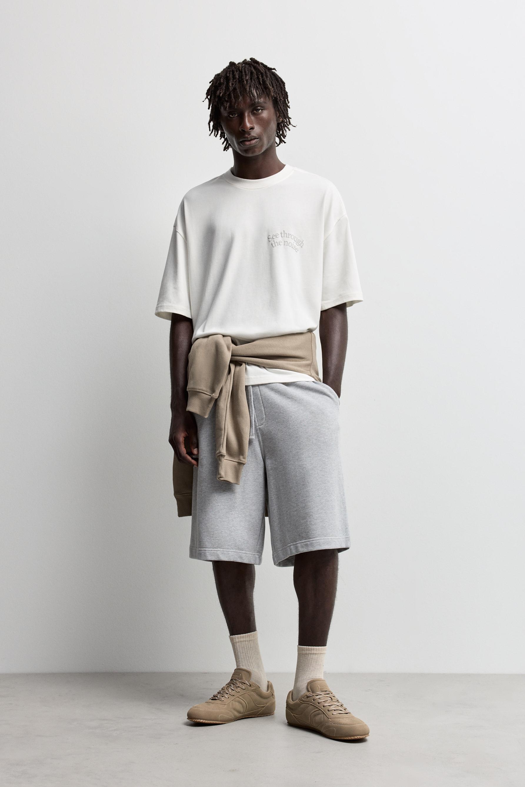 Oversize printed T-shirt — OFF WHITE