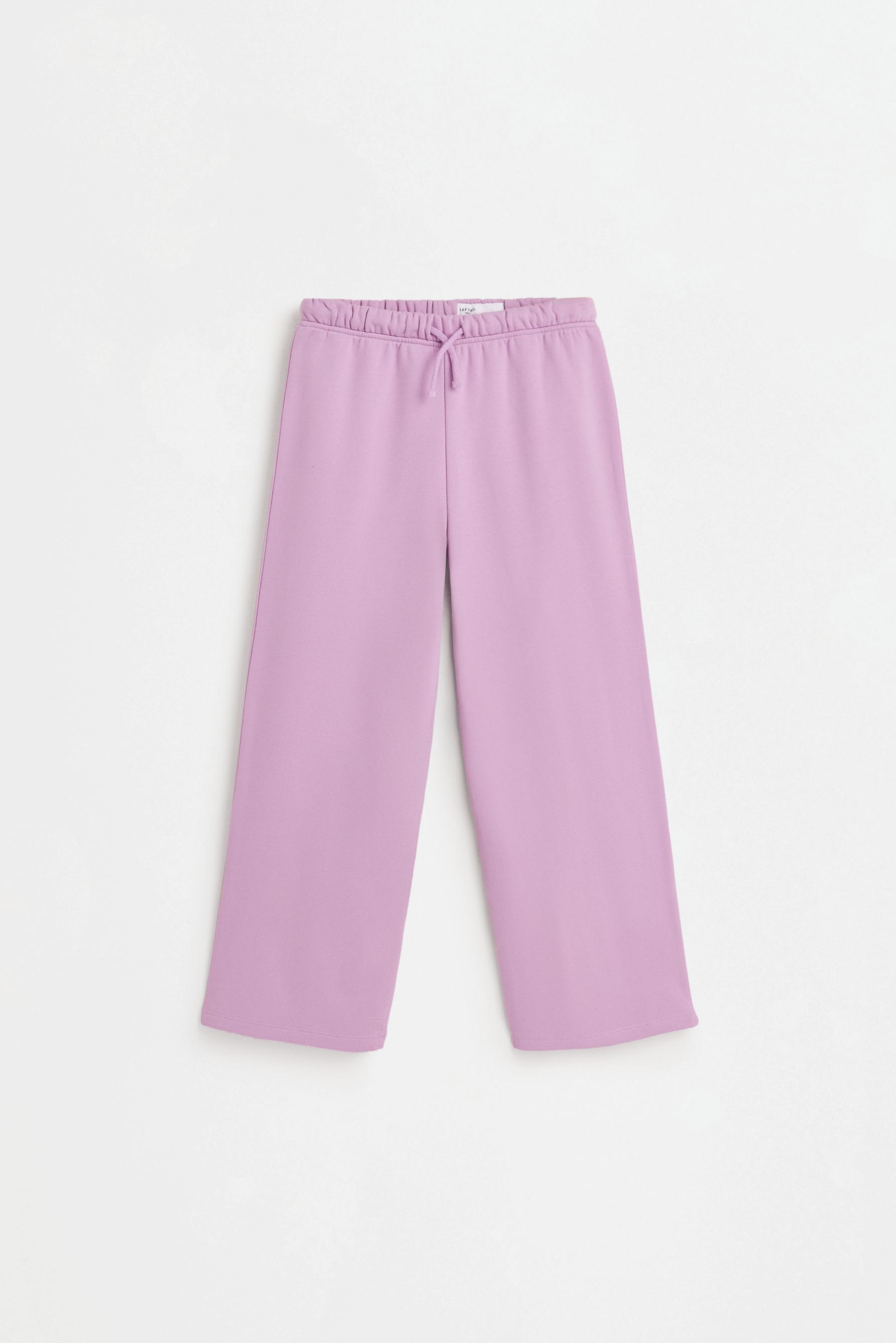 Cotton blend culottes — MAUVE PINK
