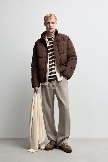 Quilted jacket — BROWN 2