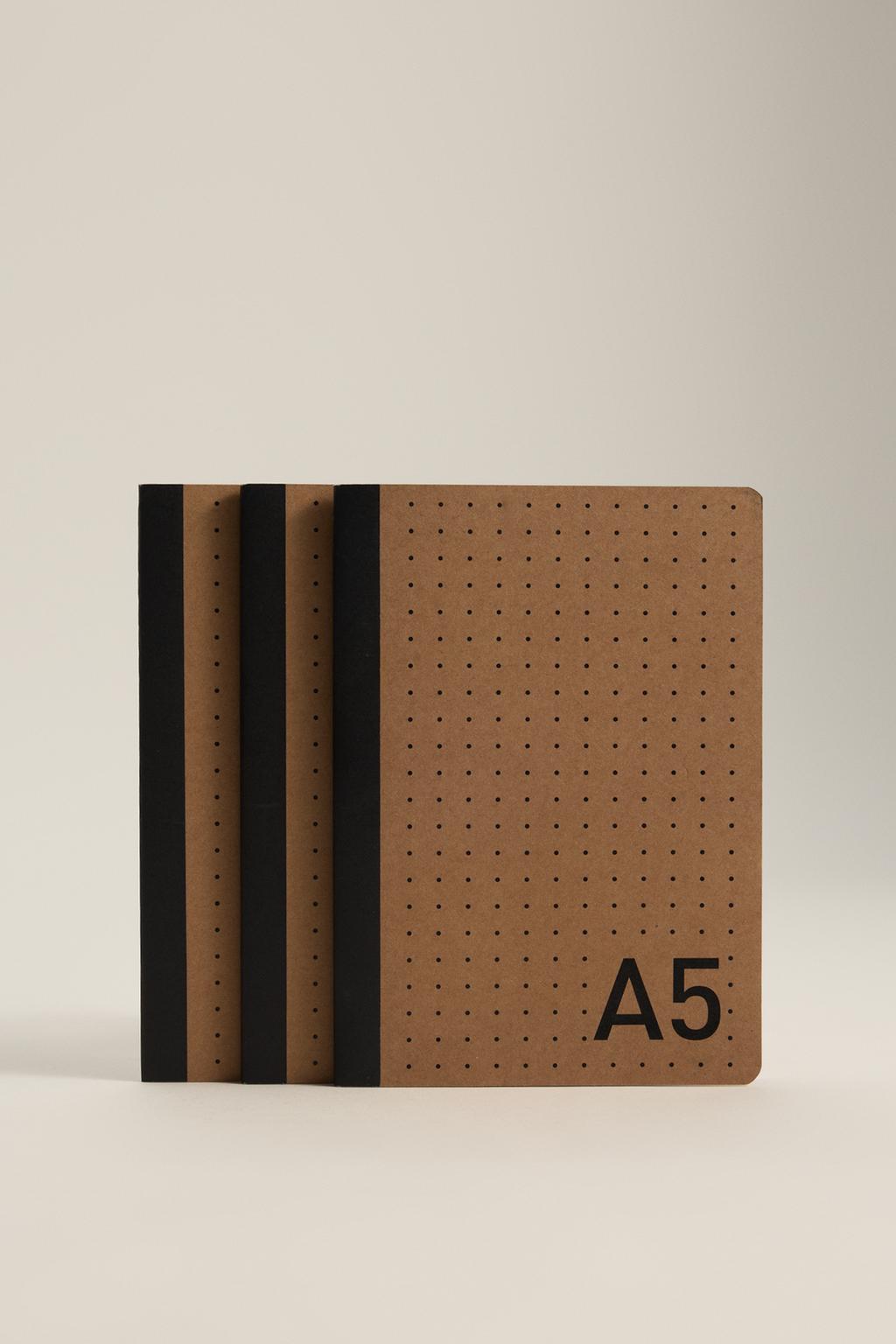 3-pack of A5 notebooks