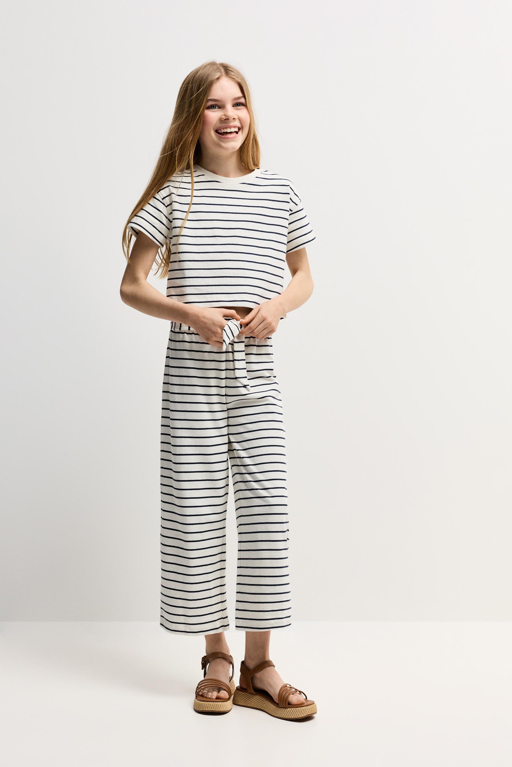 Pantalón culotte heavy jersey