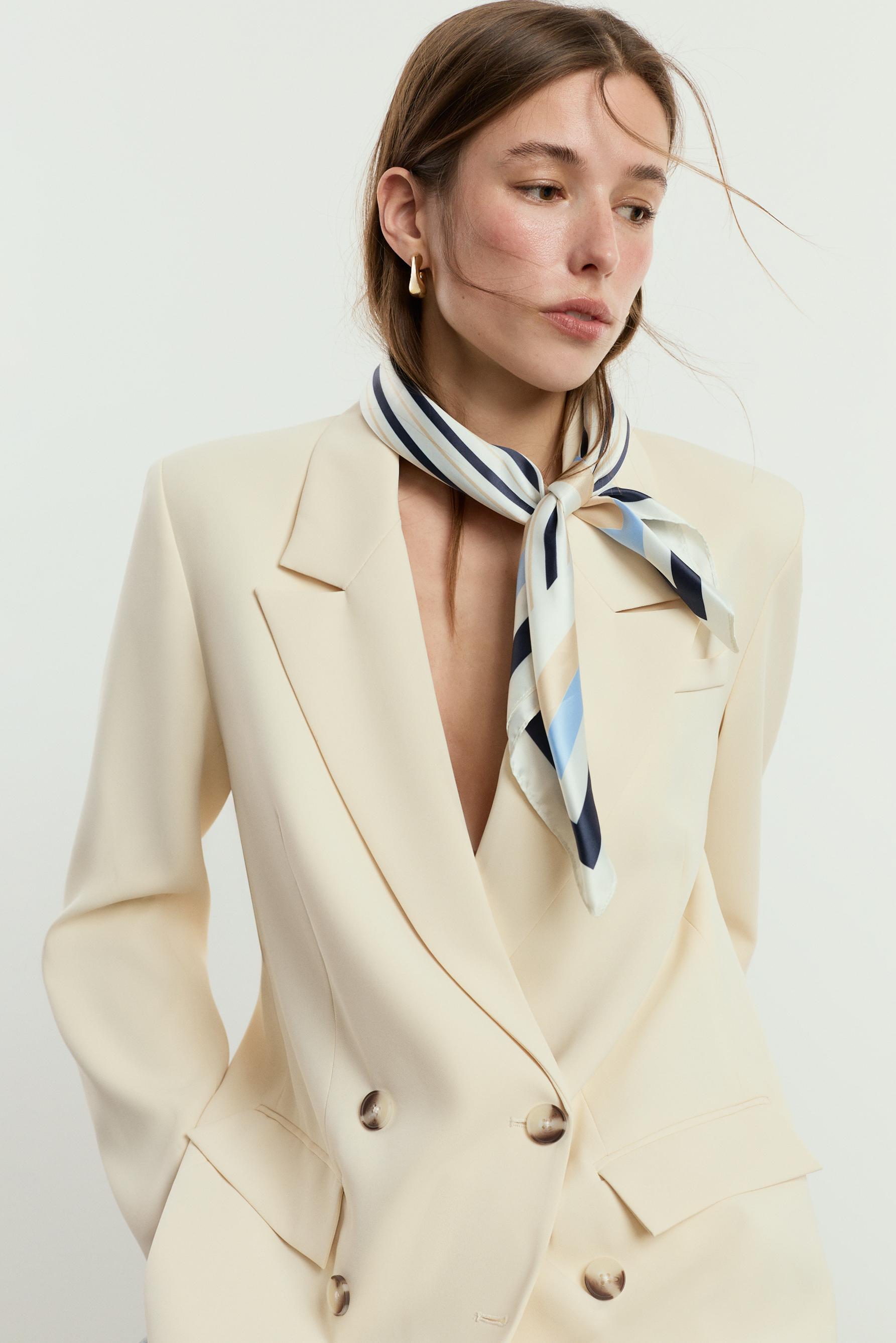 Pañuelo rayas satén