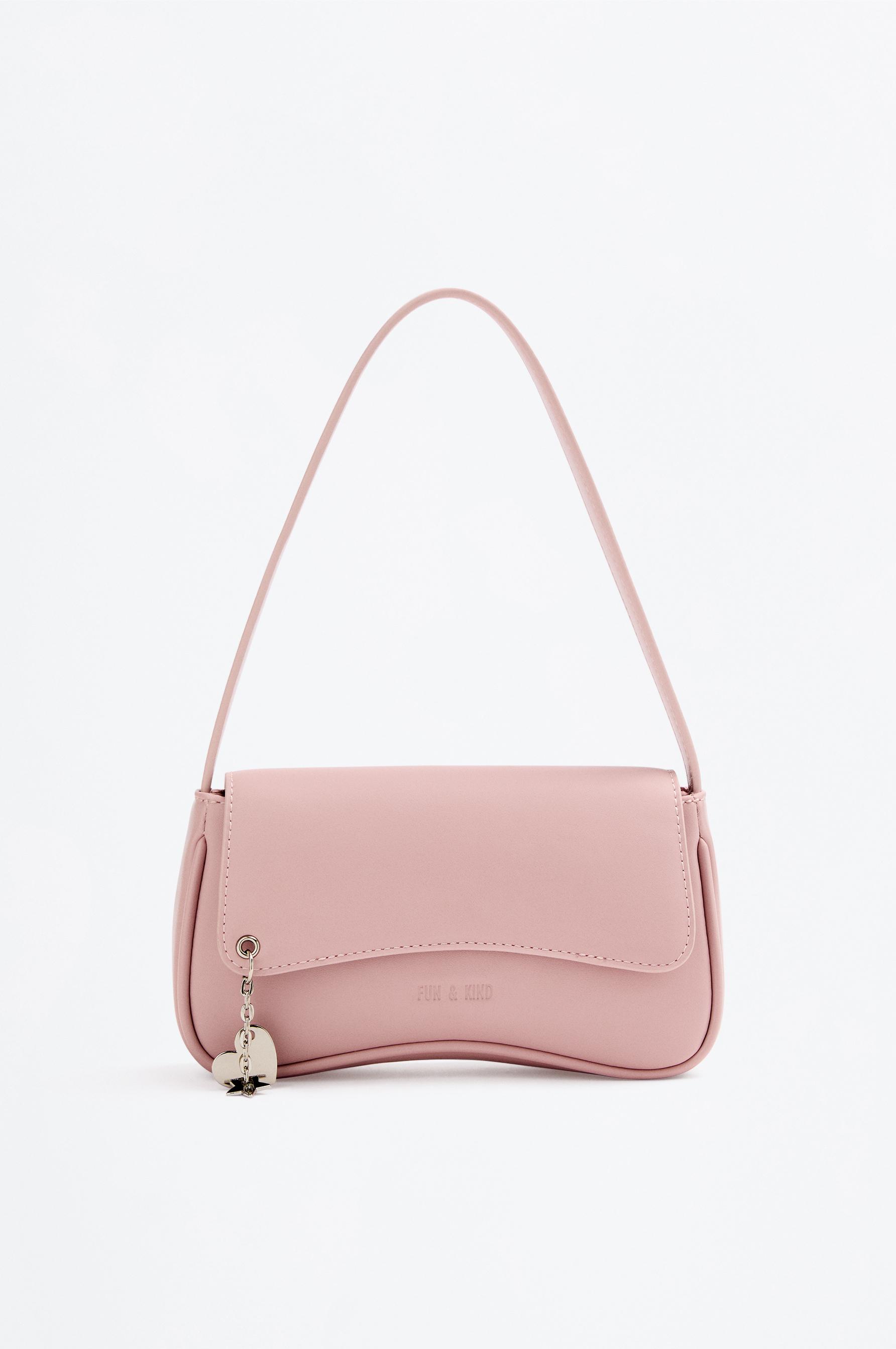 Heart shoulder bag — PINK