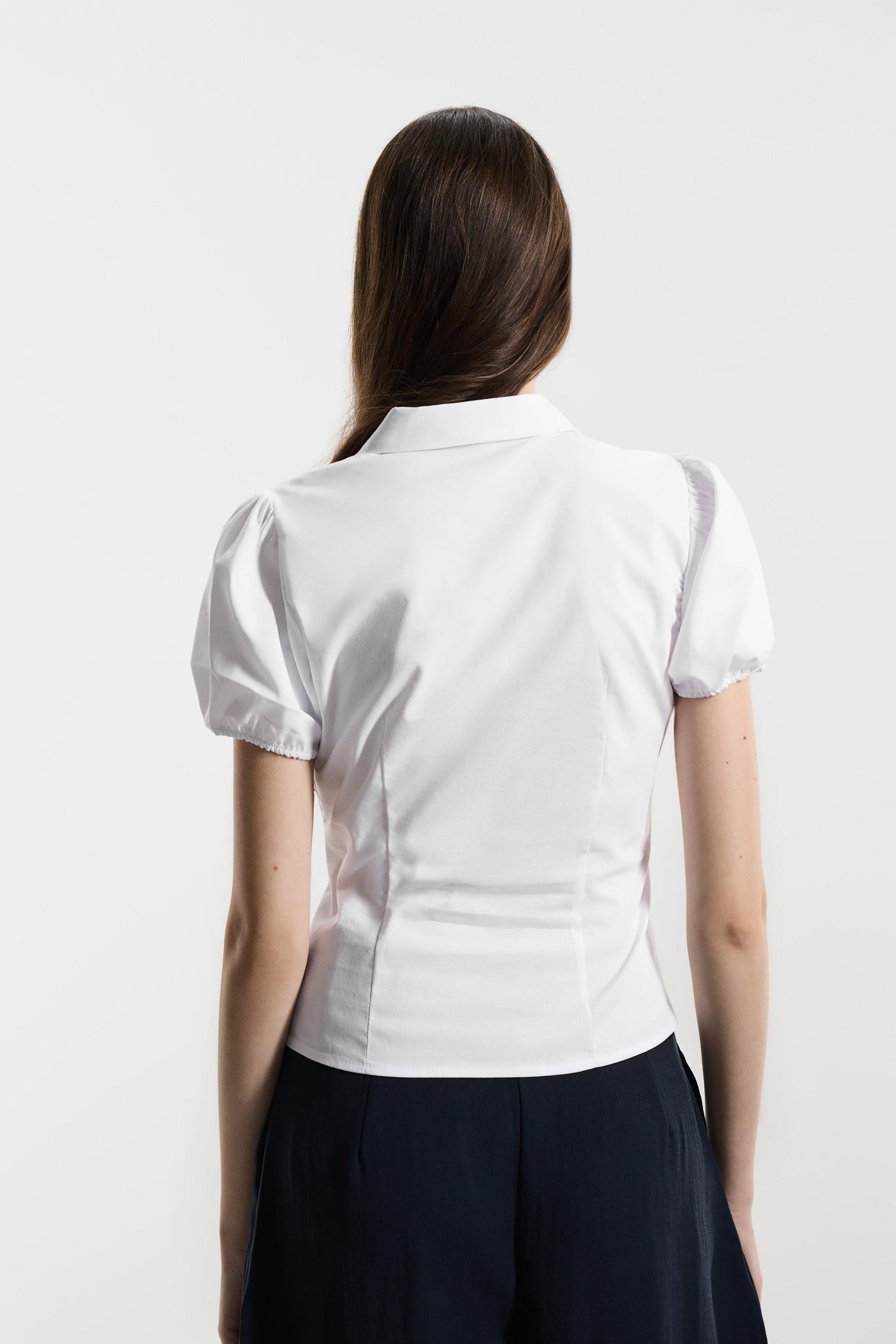 Poplin shirt — WHITE