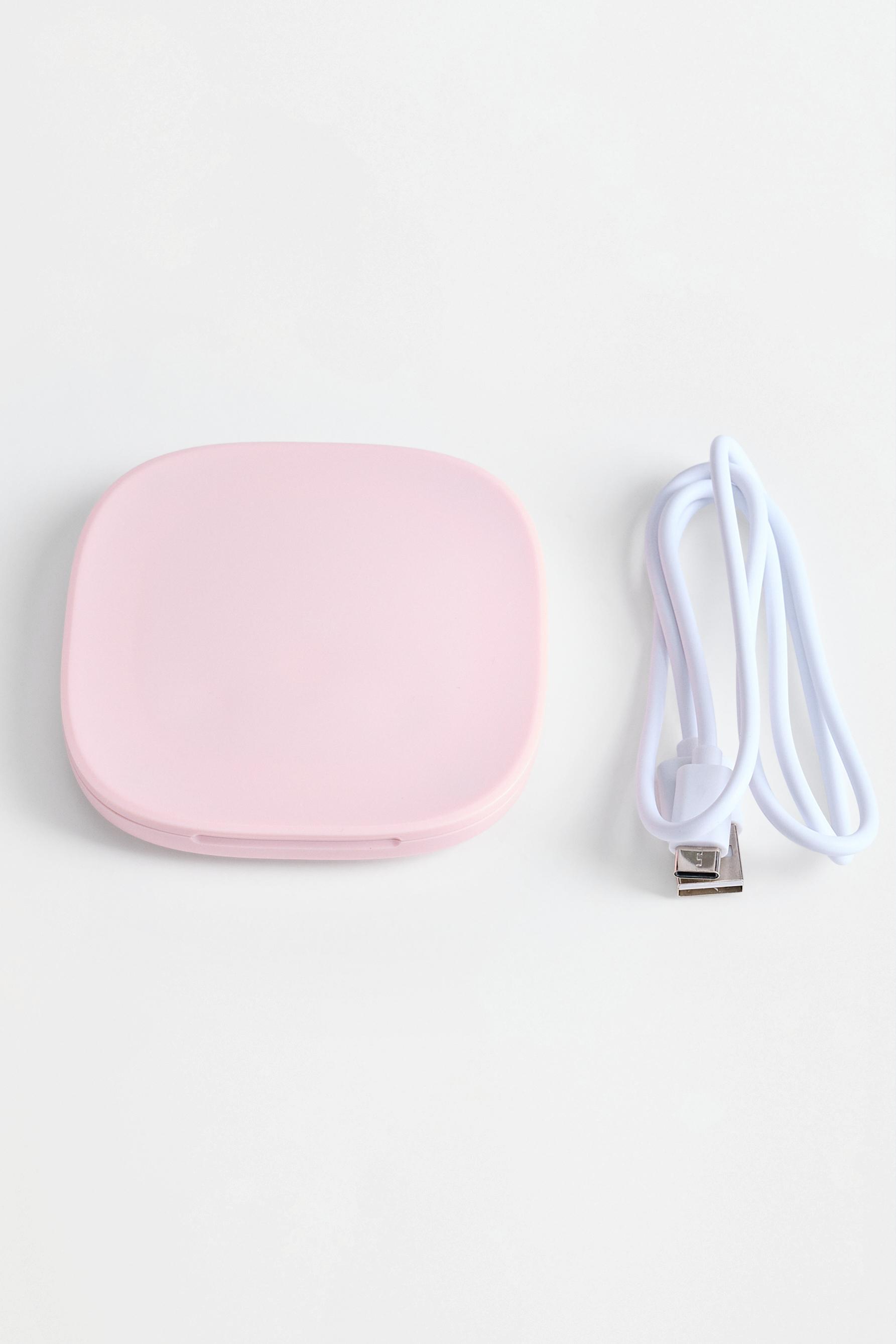 LED light mirror — ROSE PINK