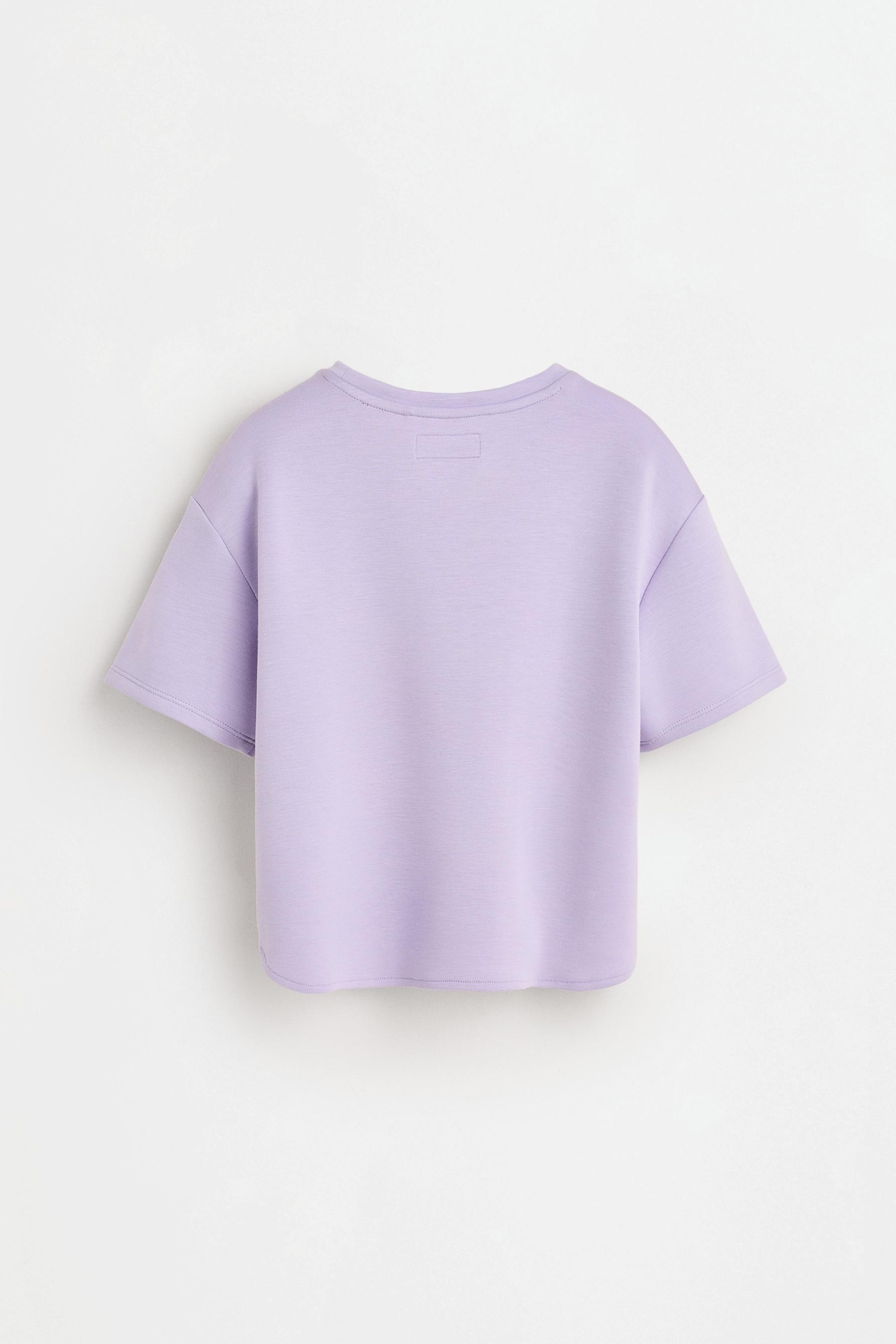 Viscose T-shirt — DARK MULBERRY