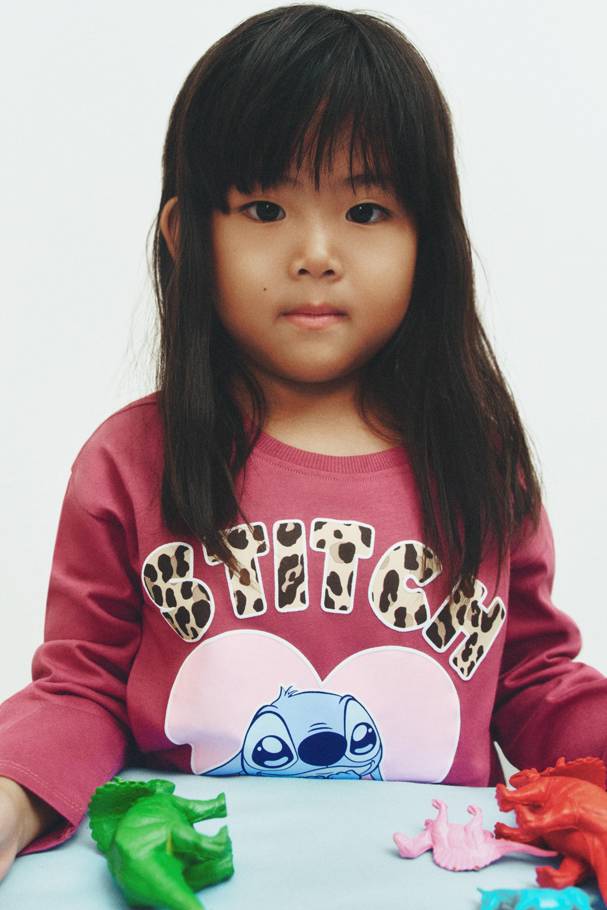 Stitch ©Disney T-shirt and trousers set — PALE MAROON