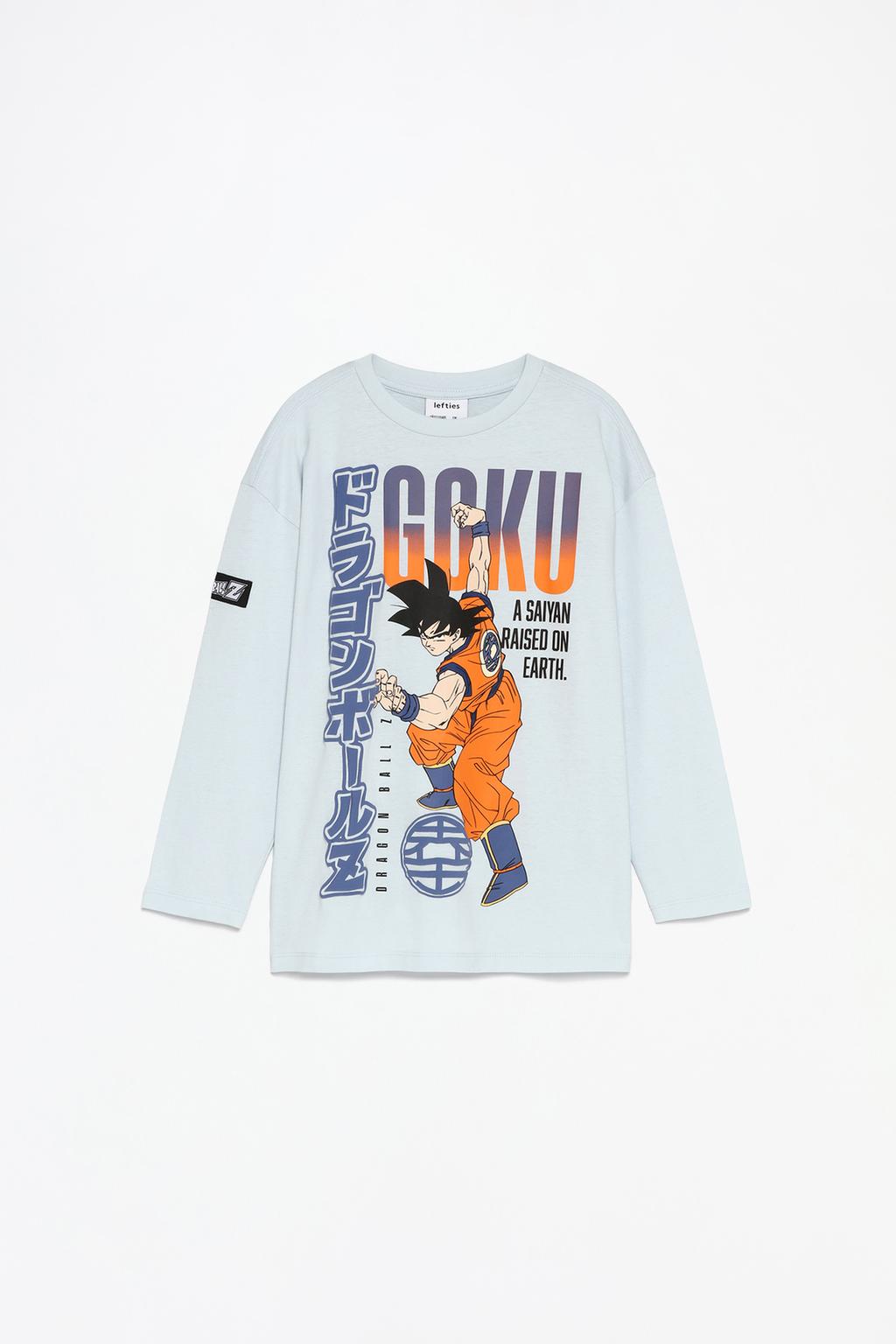 Goku Dragon Ball ©Bird Studio ombré slogan T-shirt