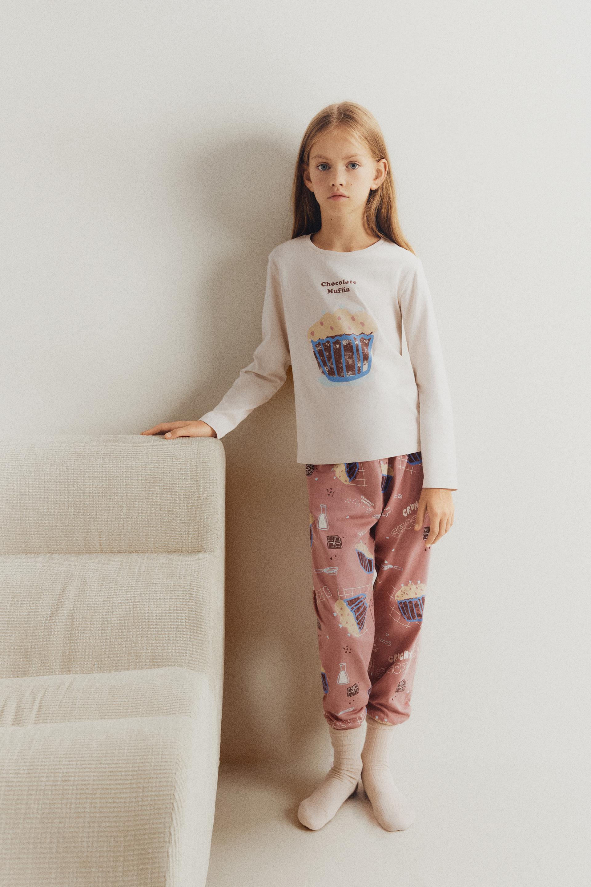 Pijama largo estampado