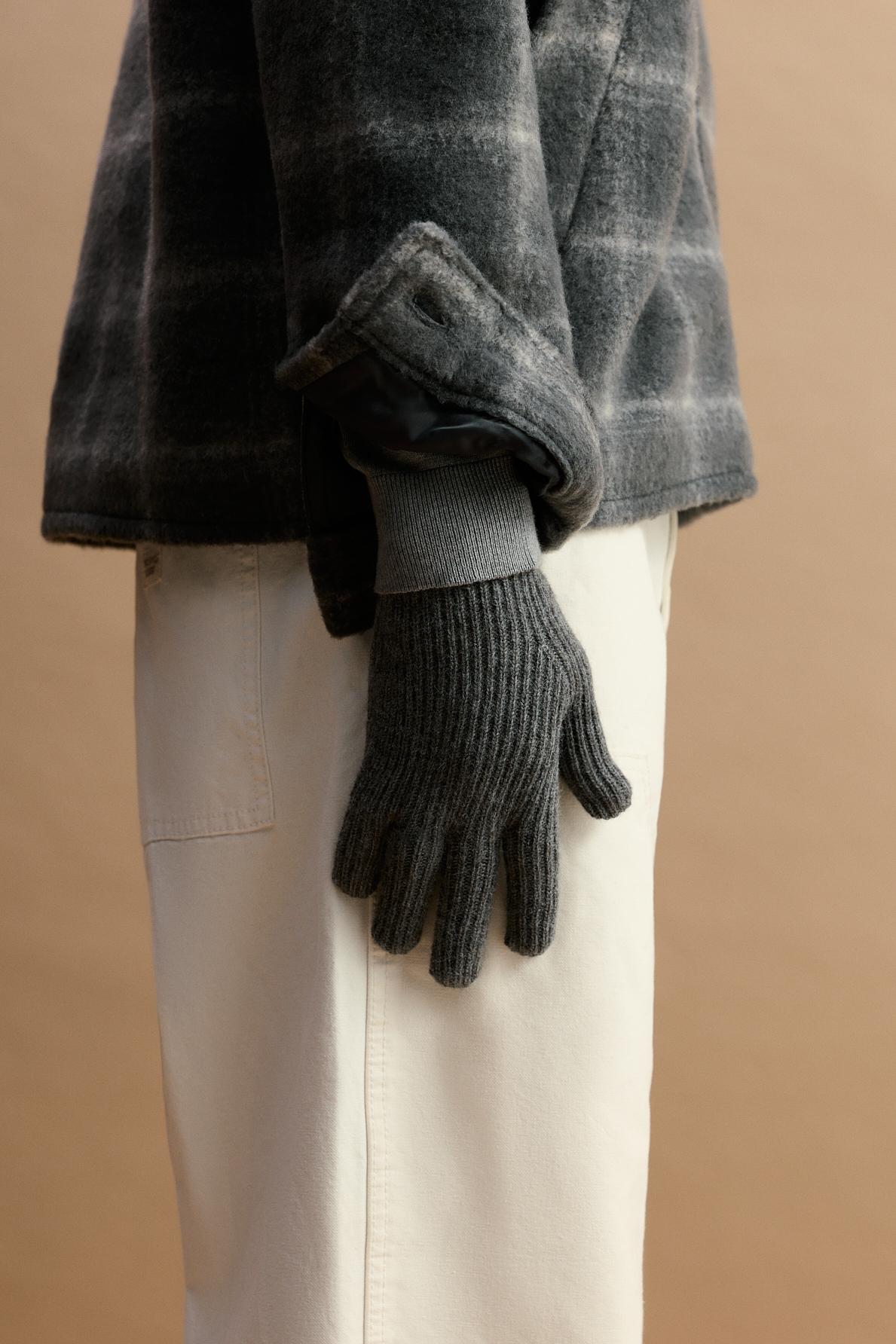 Guantes punto canalé