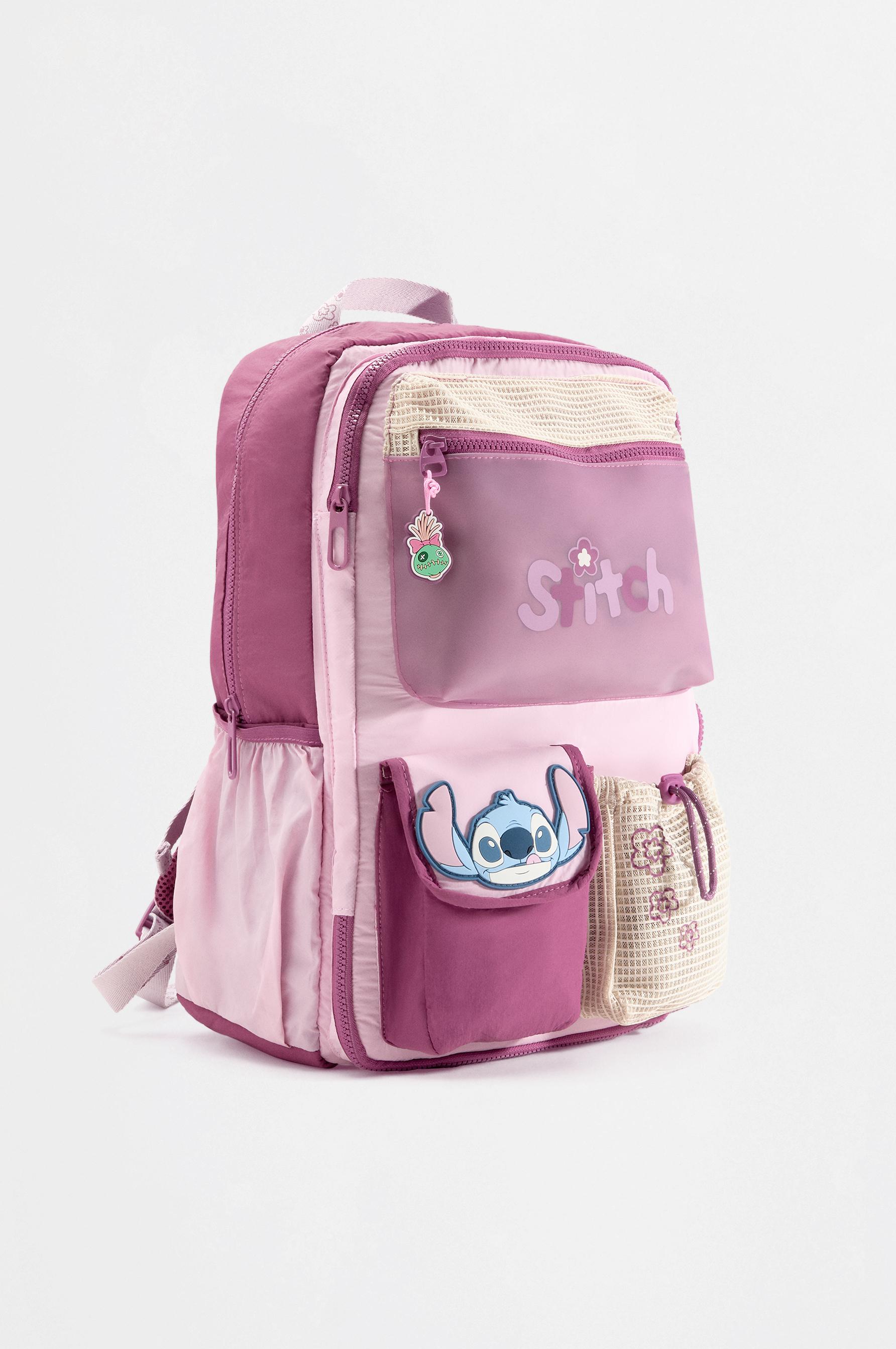 Stitch ©Disney multi-pocket backpack — MAUVE