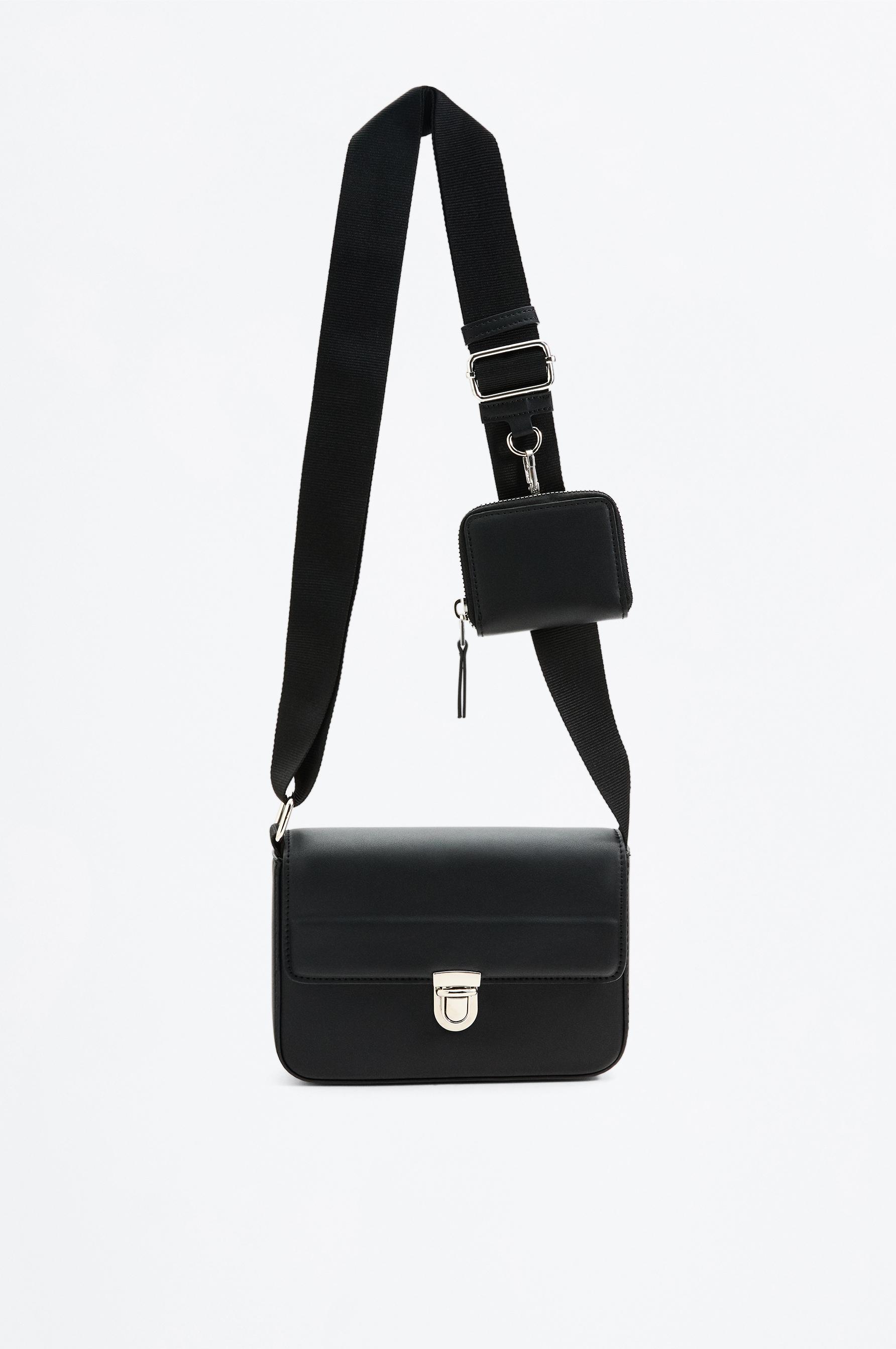 Smart shoulder bag — BLACK