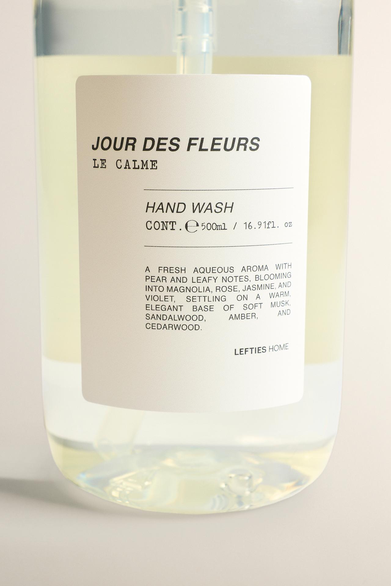 Le Calme Jour des Fleurs liquid hand soap 500 ml — TRANSPARENT