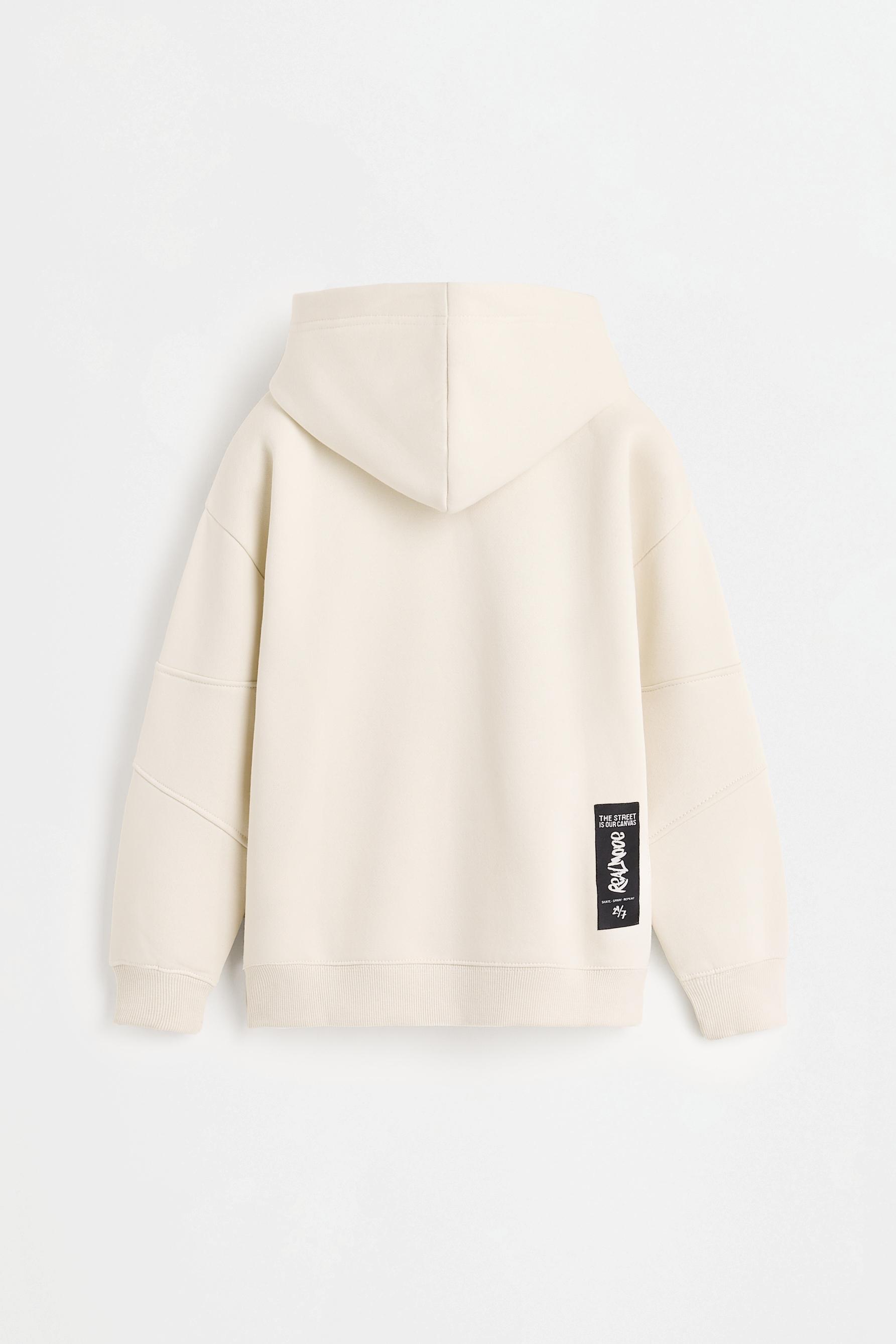 Printed hoodie — GREY