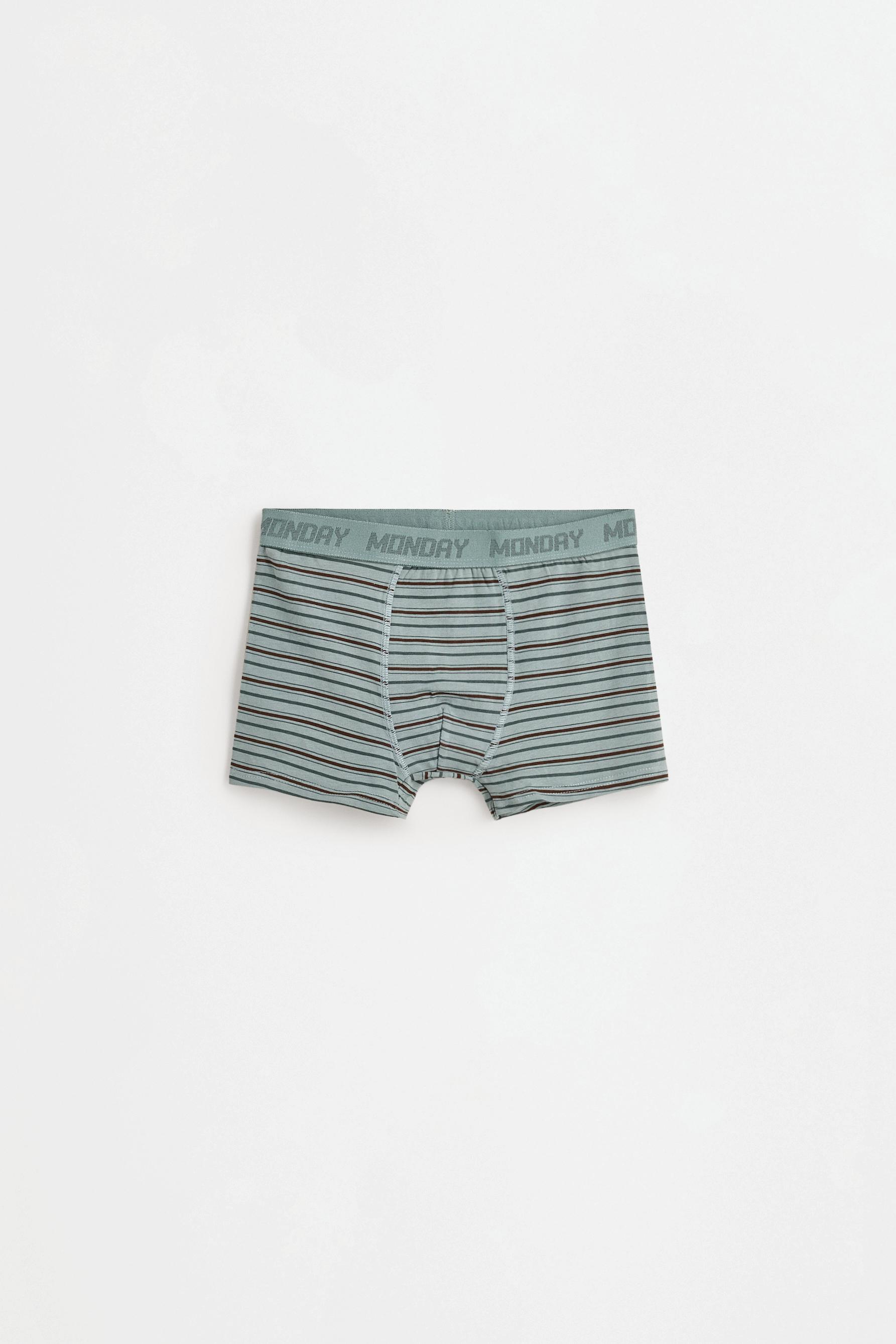 Weekly boxer brief 7-pack — BROWN/GREEN