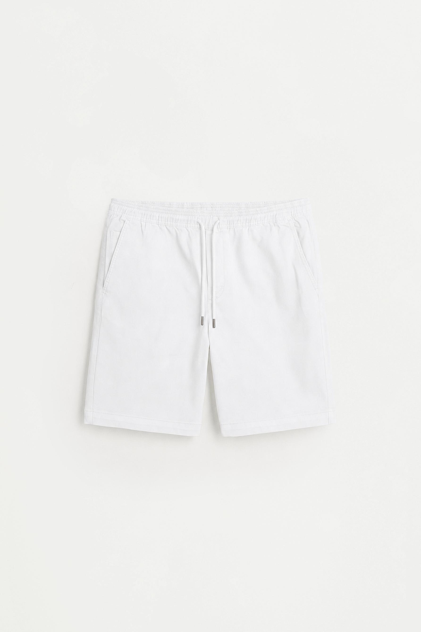 Jogger Bermuda shorts — WHITE