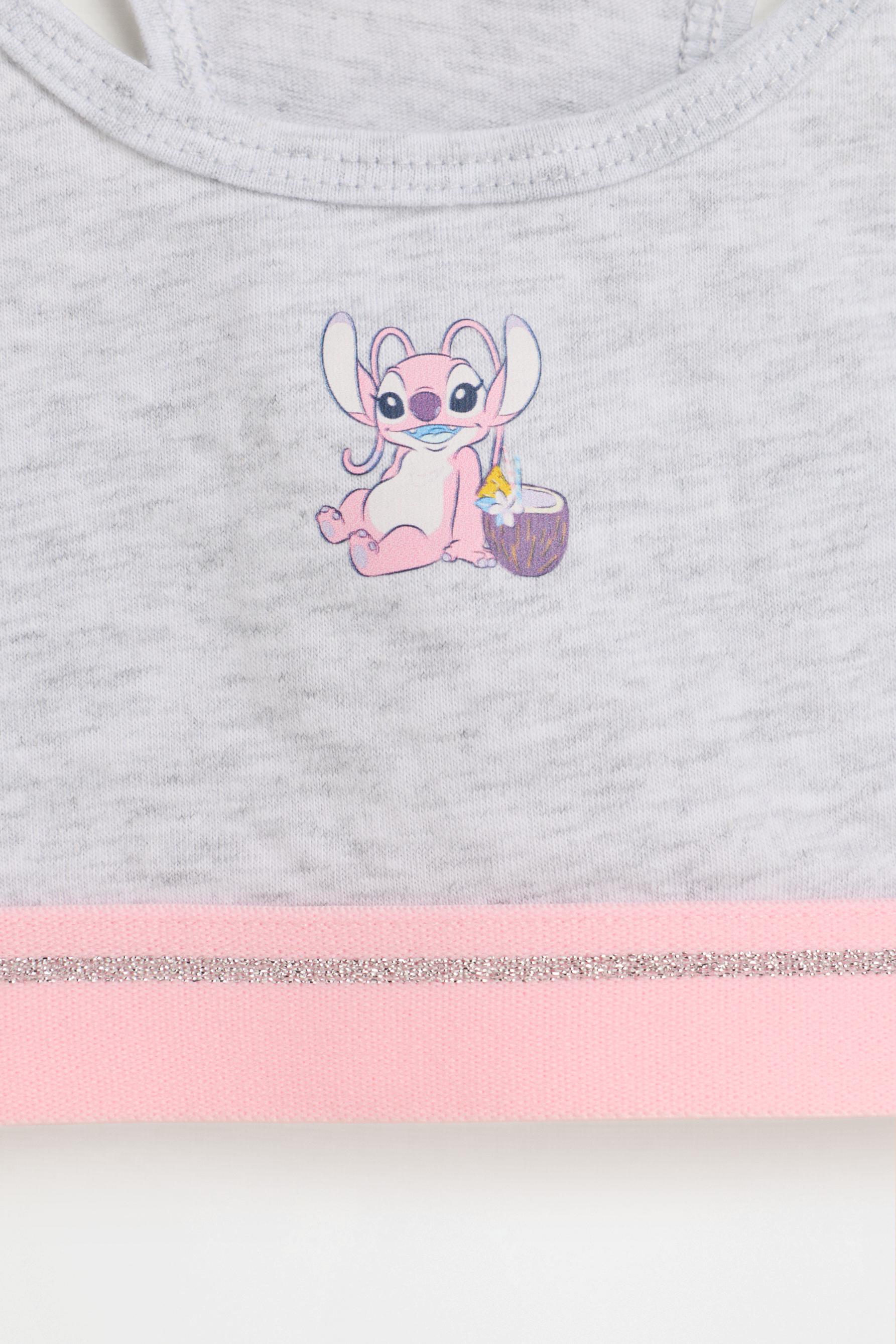 Stitch and Angel ©Disney Tops (3-Pack) — GREY MARL