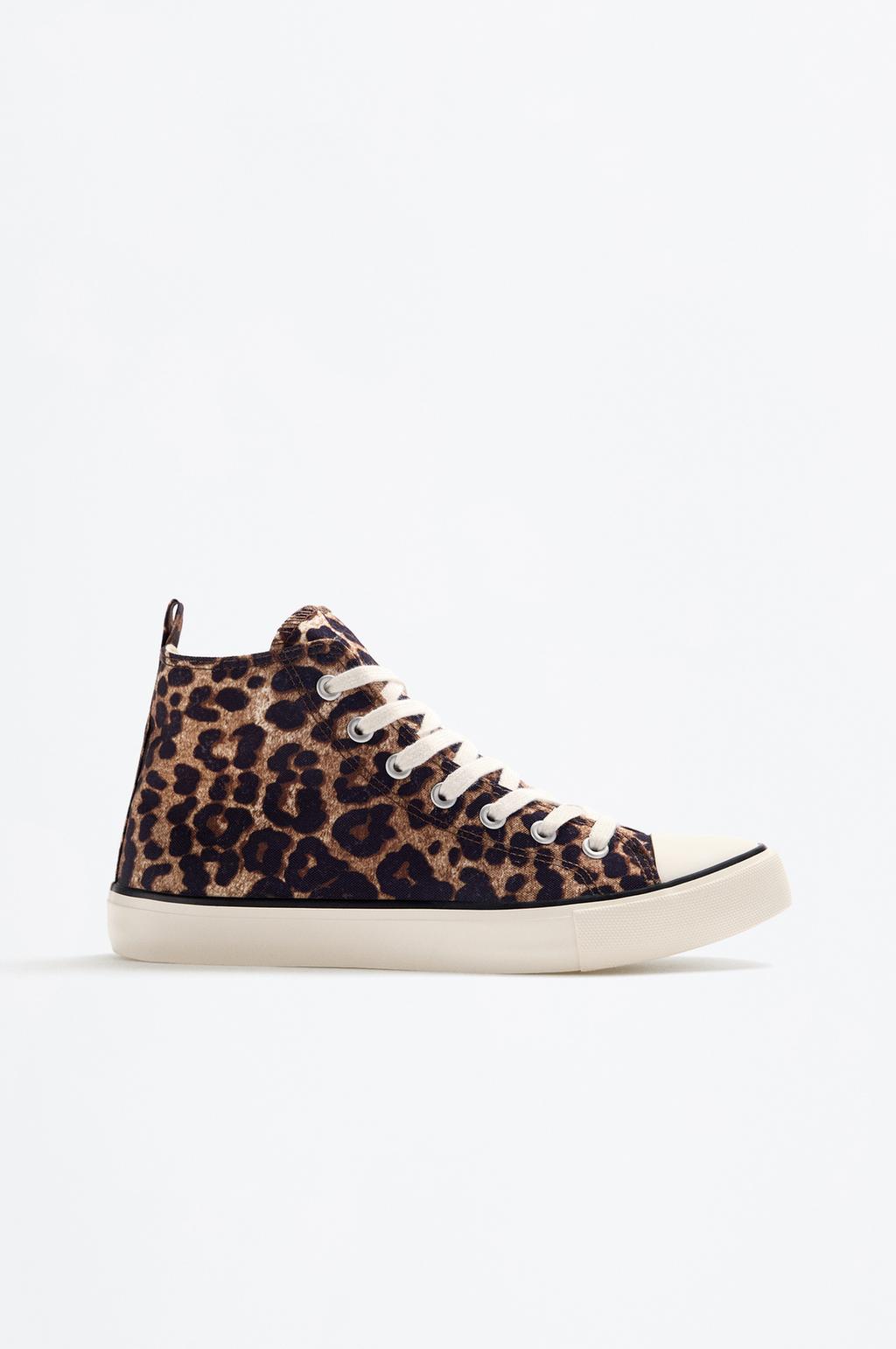Animal print ankle boot sneaker – Lefties – صورة المنتج