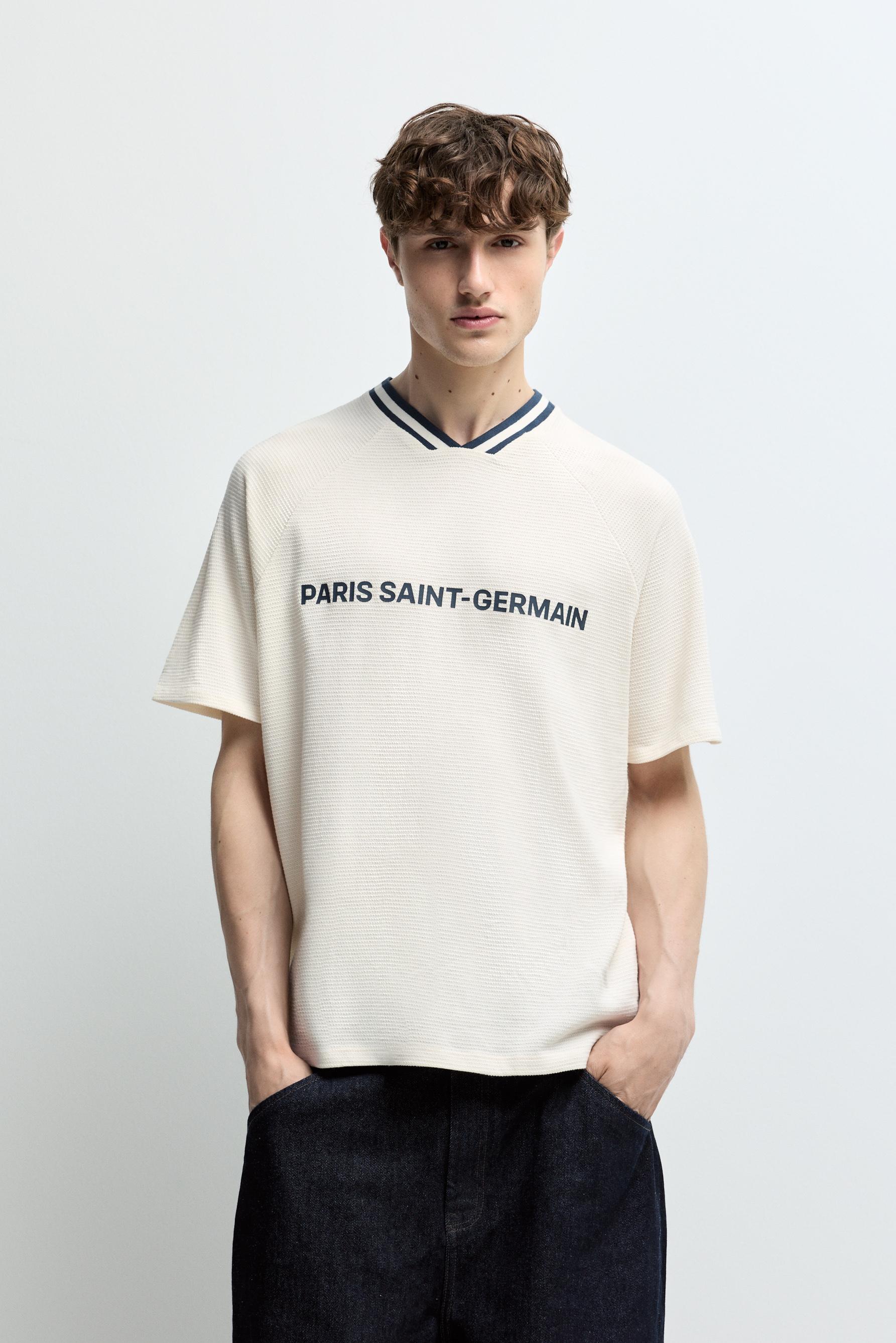 Paris Saint-Germain x Lefties textured T-shirt — BUTTER