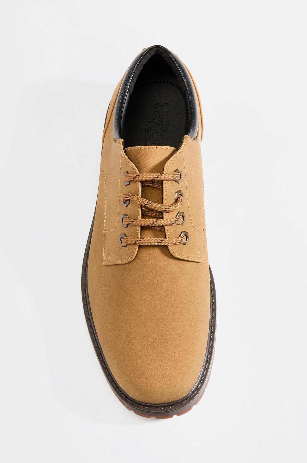 Lace-up shoe — BEIGE