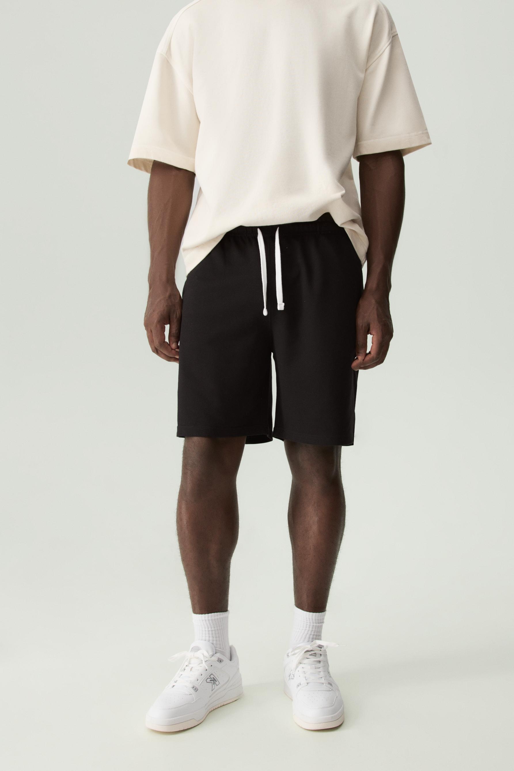 Pack of 3 tracksuit Bermuda shorts — BLACK