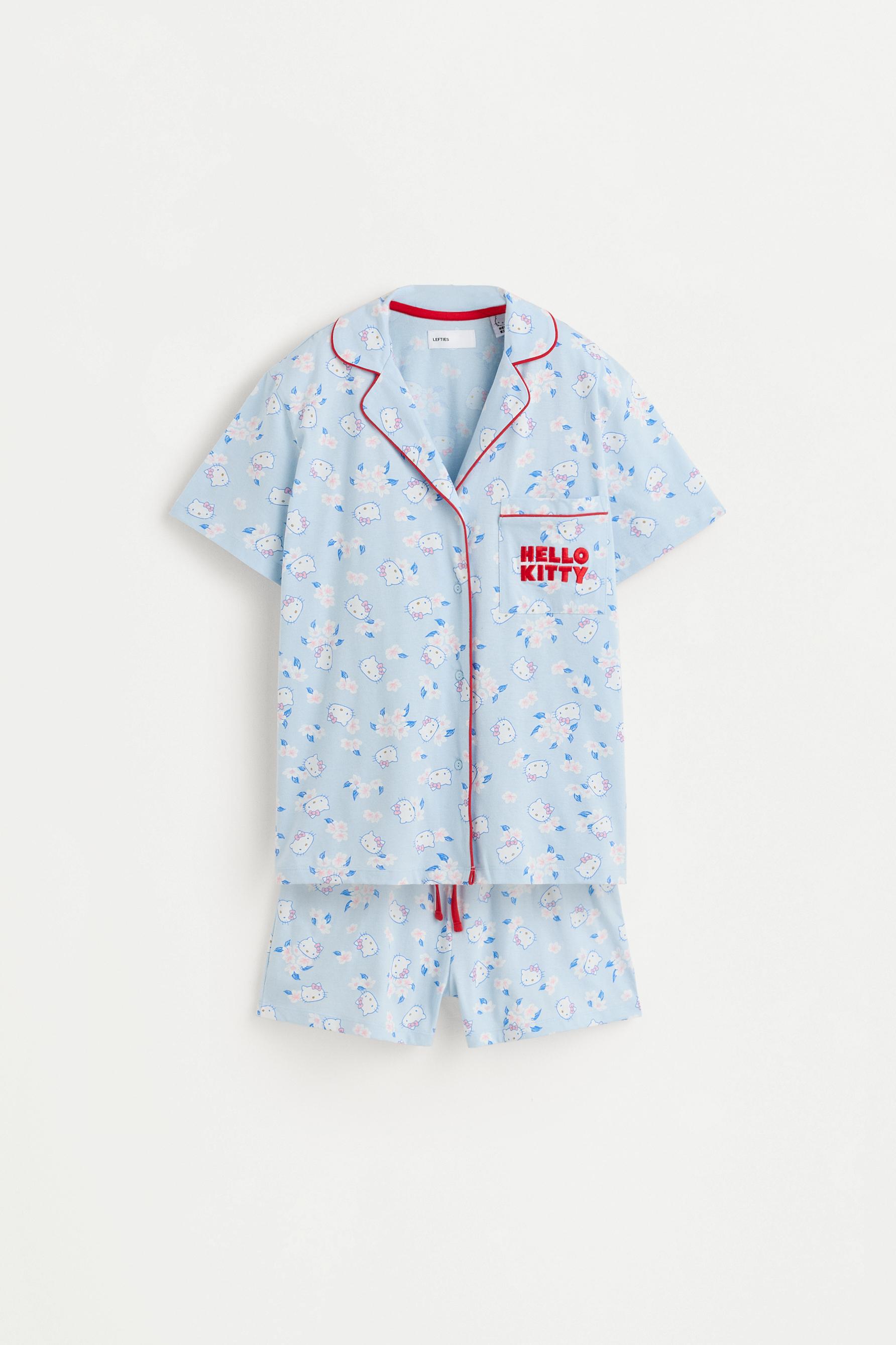 Hello Kitty ©SANRIO short pyjama shirt — PALE BLUE