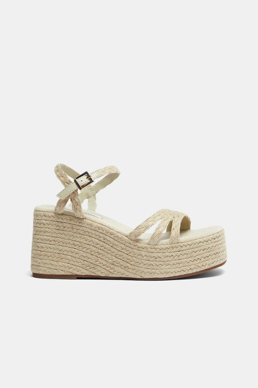 Sandali Zeppe Iuta Sandali Con Zeppa In Juta Rossi Alma