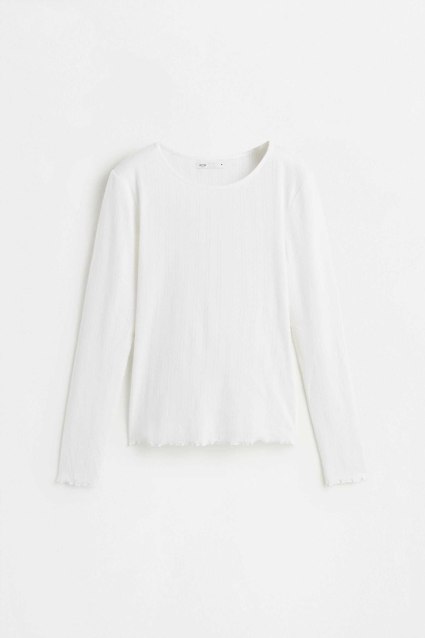 Camiseta ajustada pointelle
