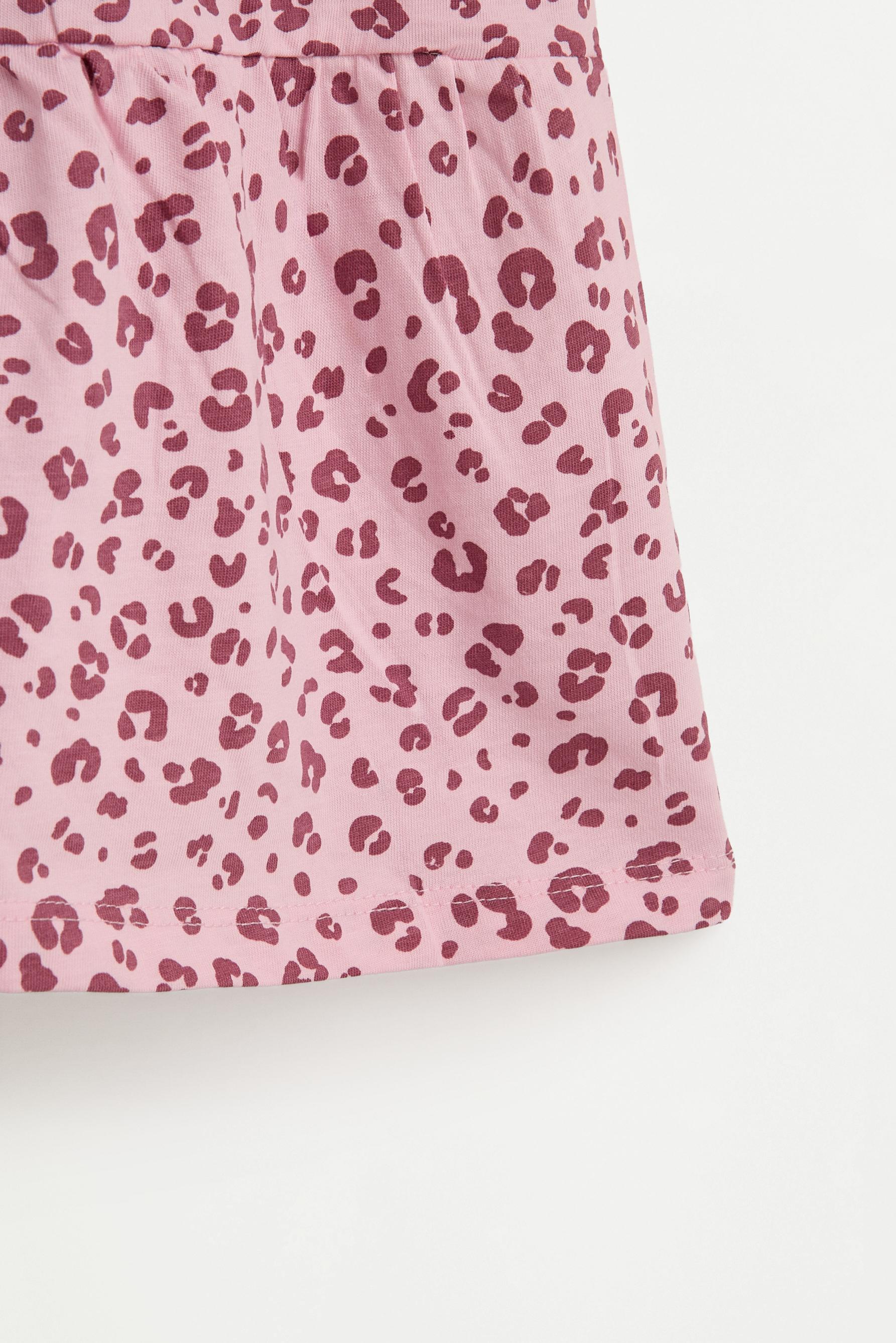 Printed strappy dress — PASTEL PINK