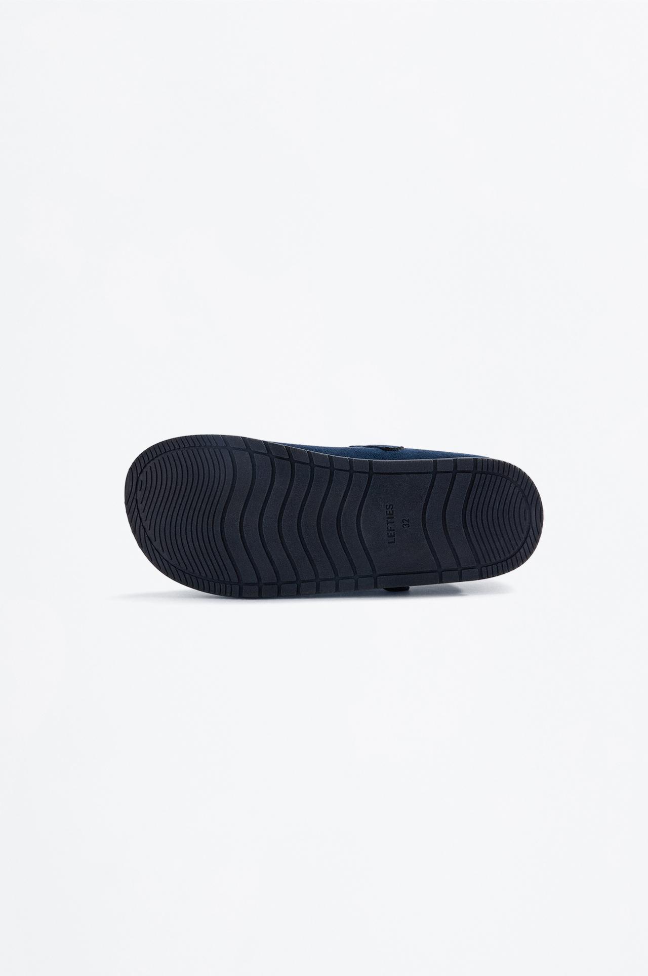 BAREFOOT MARY JANE BALLET FLAT — NAVY BLUE