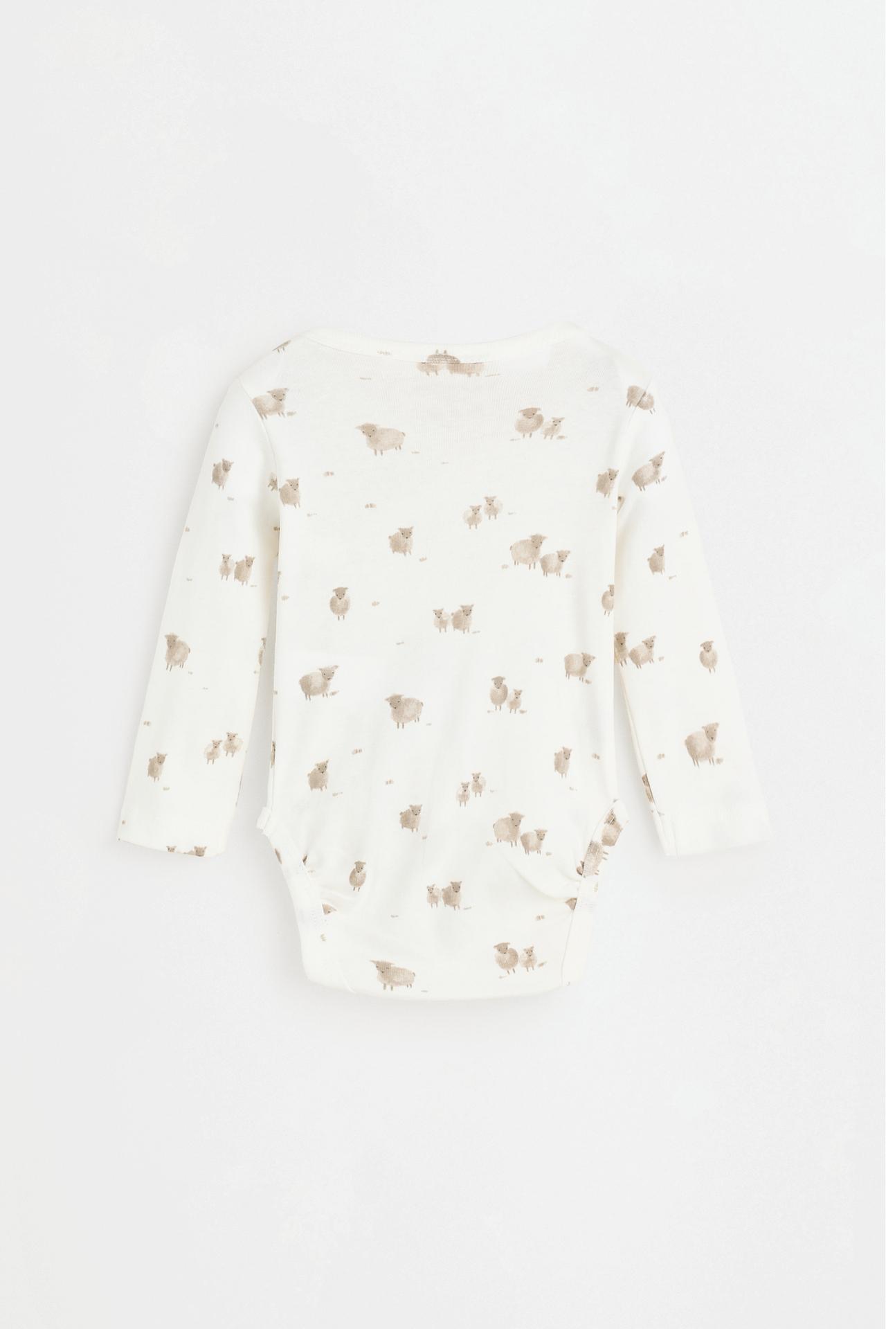 Pack of 2 combined crossover bodysuits — TAUPE BROWN