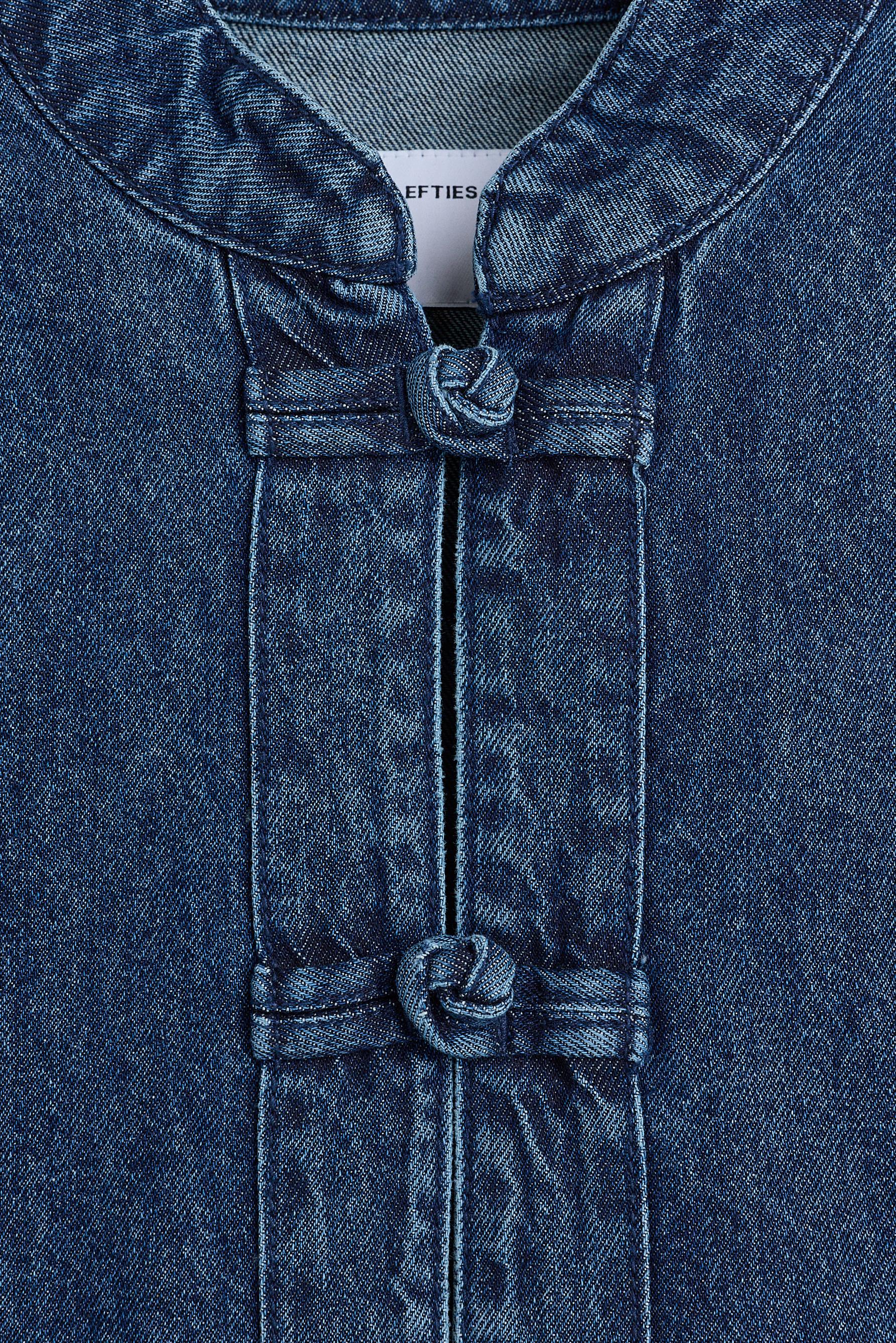 Toggle denim jacket — INDIGO