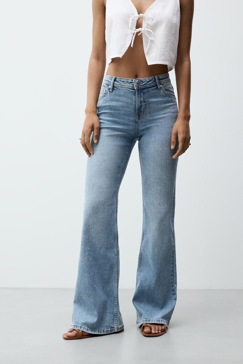 Usar Pantalones Tiro Corto Pantalon Jeans Tiro Bajo Jeans