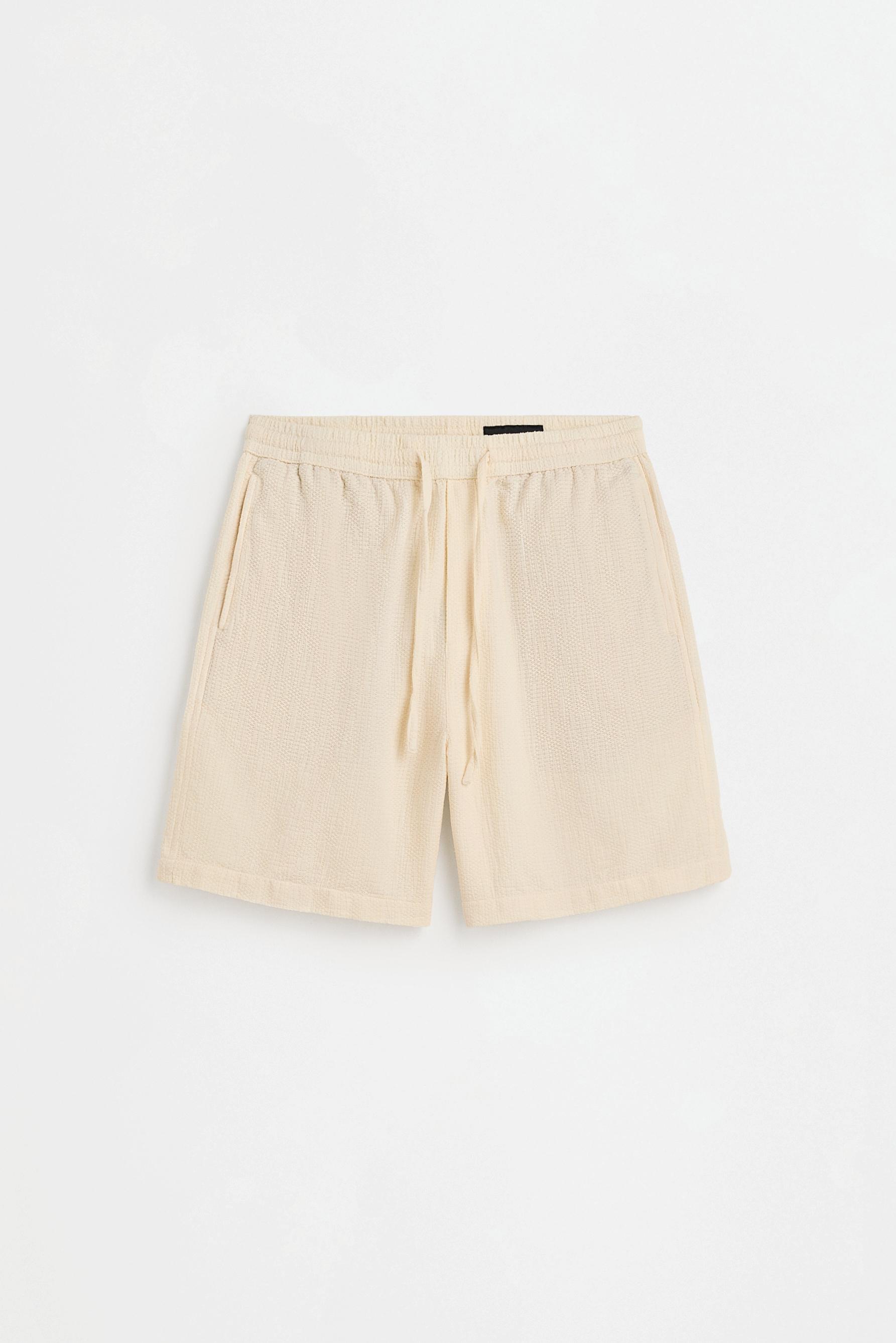 Jacquard Bermuda shorts — OFF WHITE